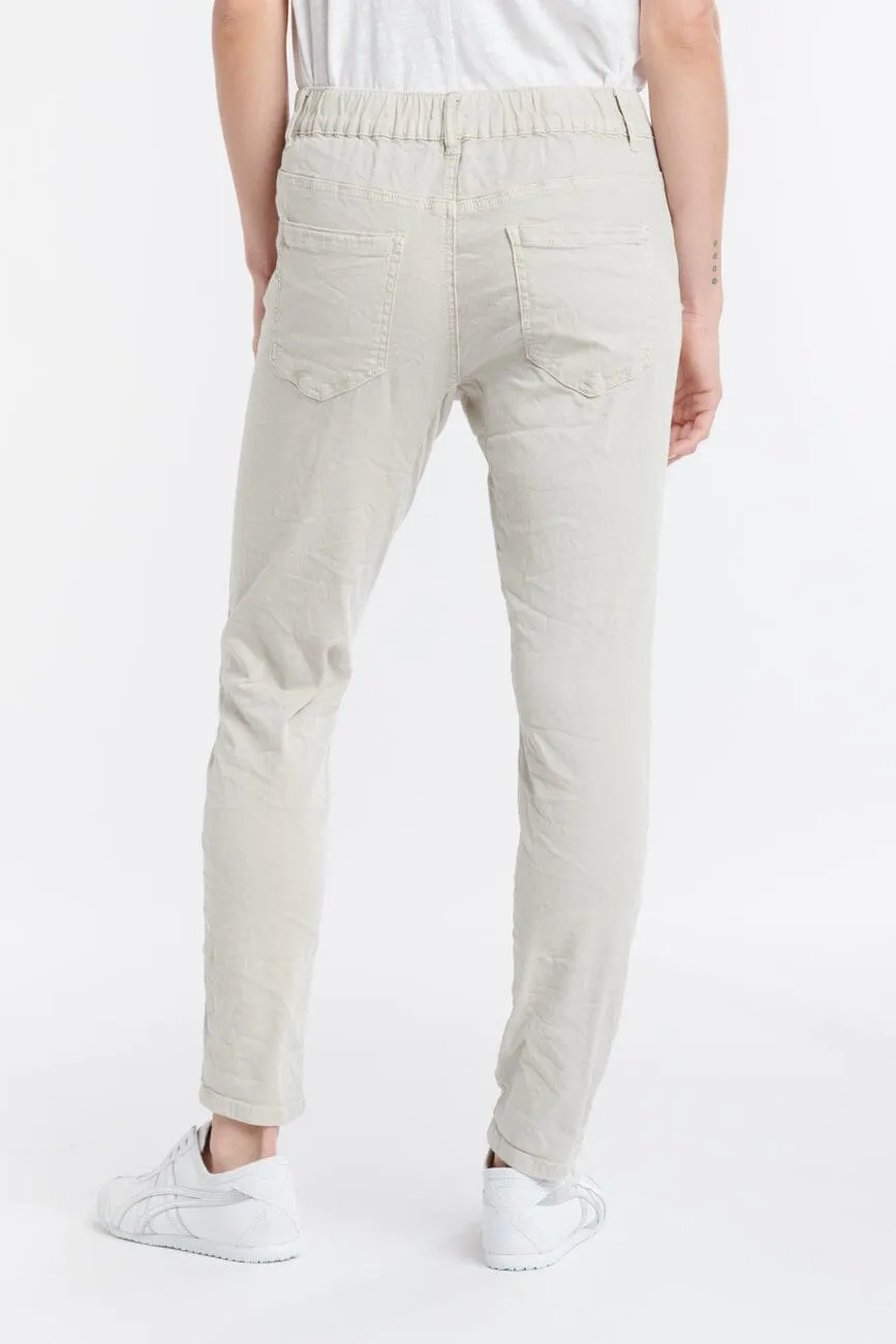 ITALIAN STAR Emma Stretch Jeans - Beige