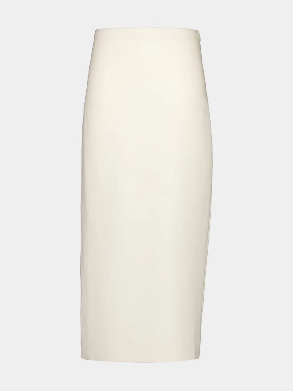 Ivory Circe Knit Maxi Skirt