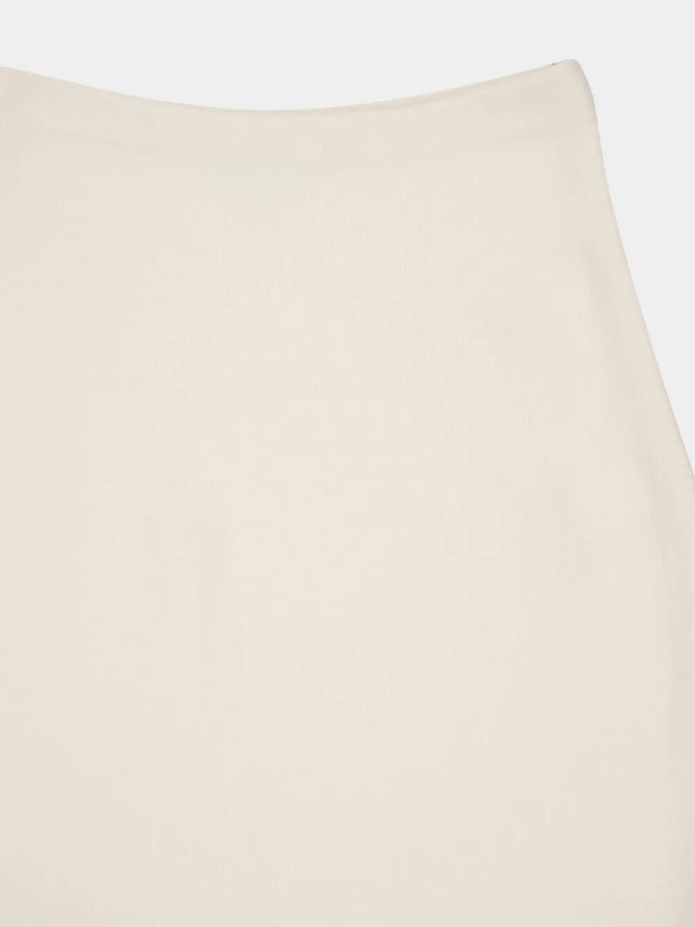 Ivory Circe Knit Maxi Skirt
