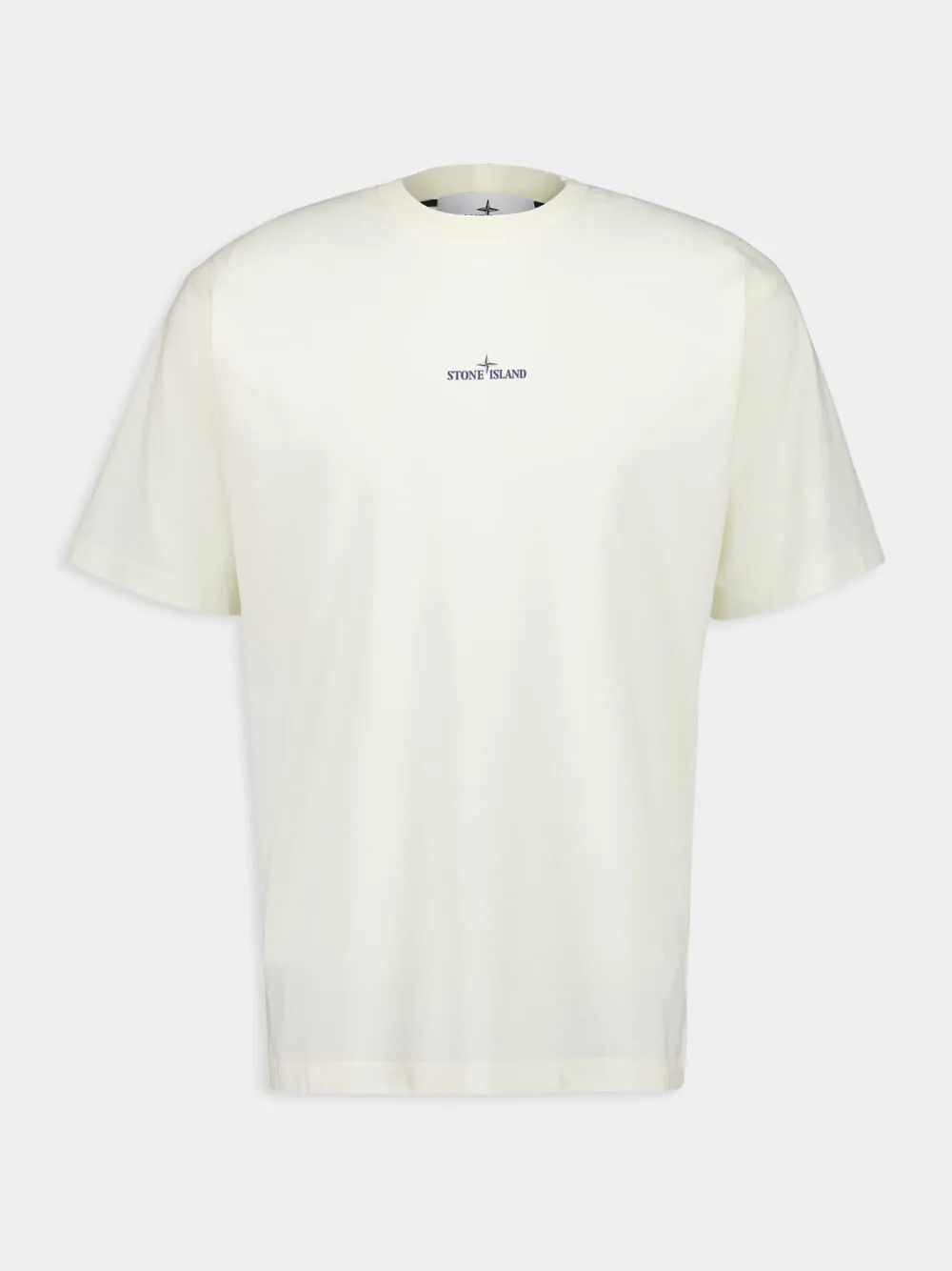 Ivory Compass Camo Print T-Shirt
