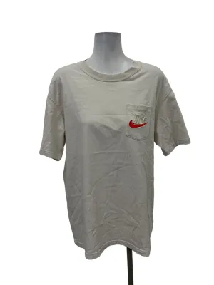 Ivory White Nike Logo Tee