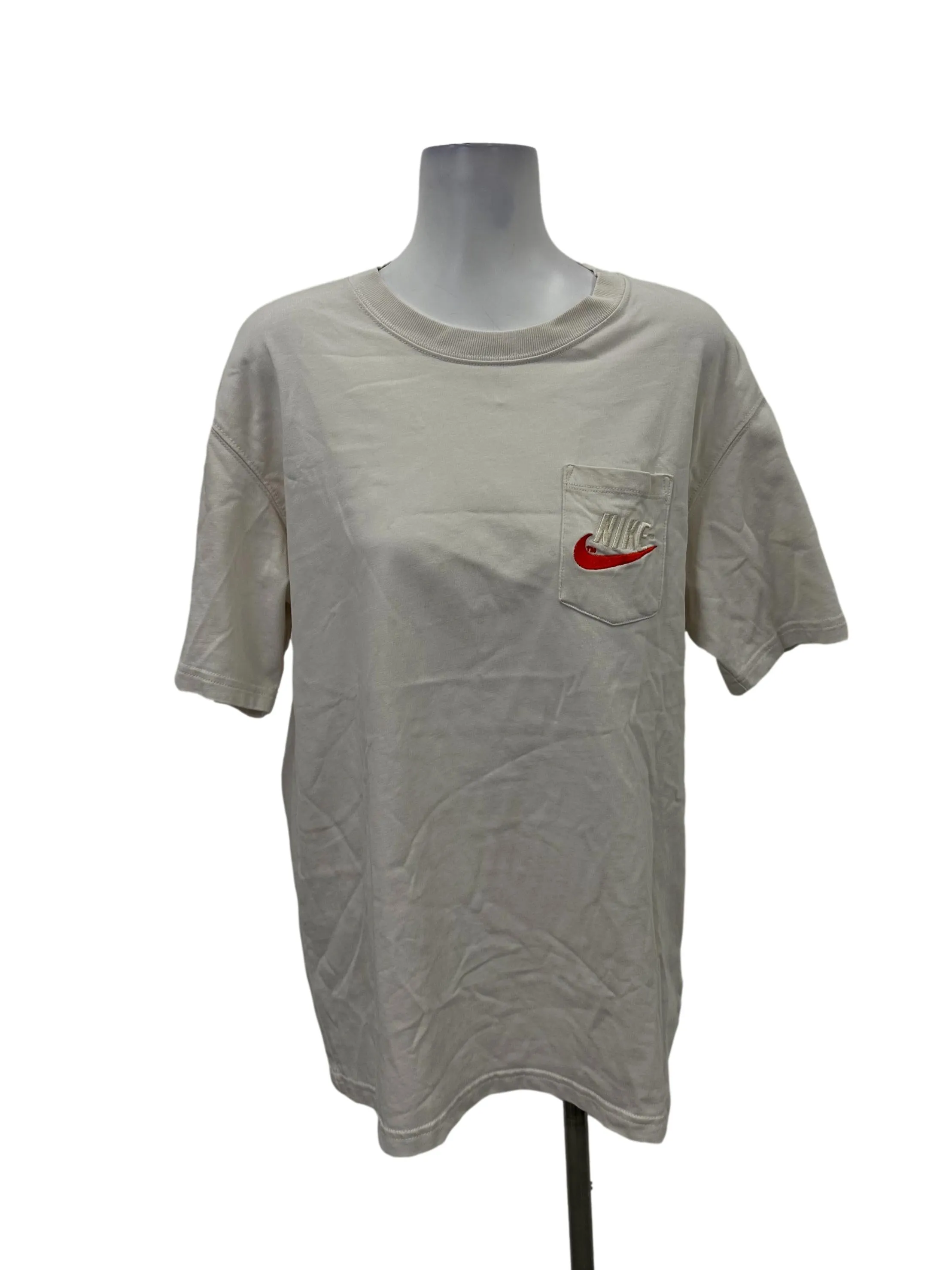 Ivory White Nike Logo Tee