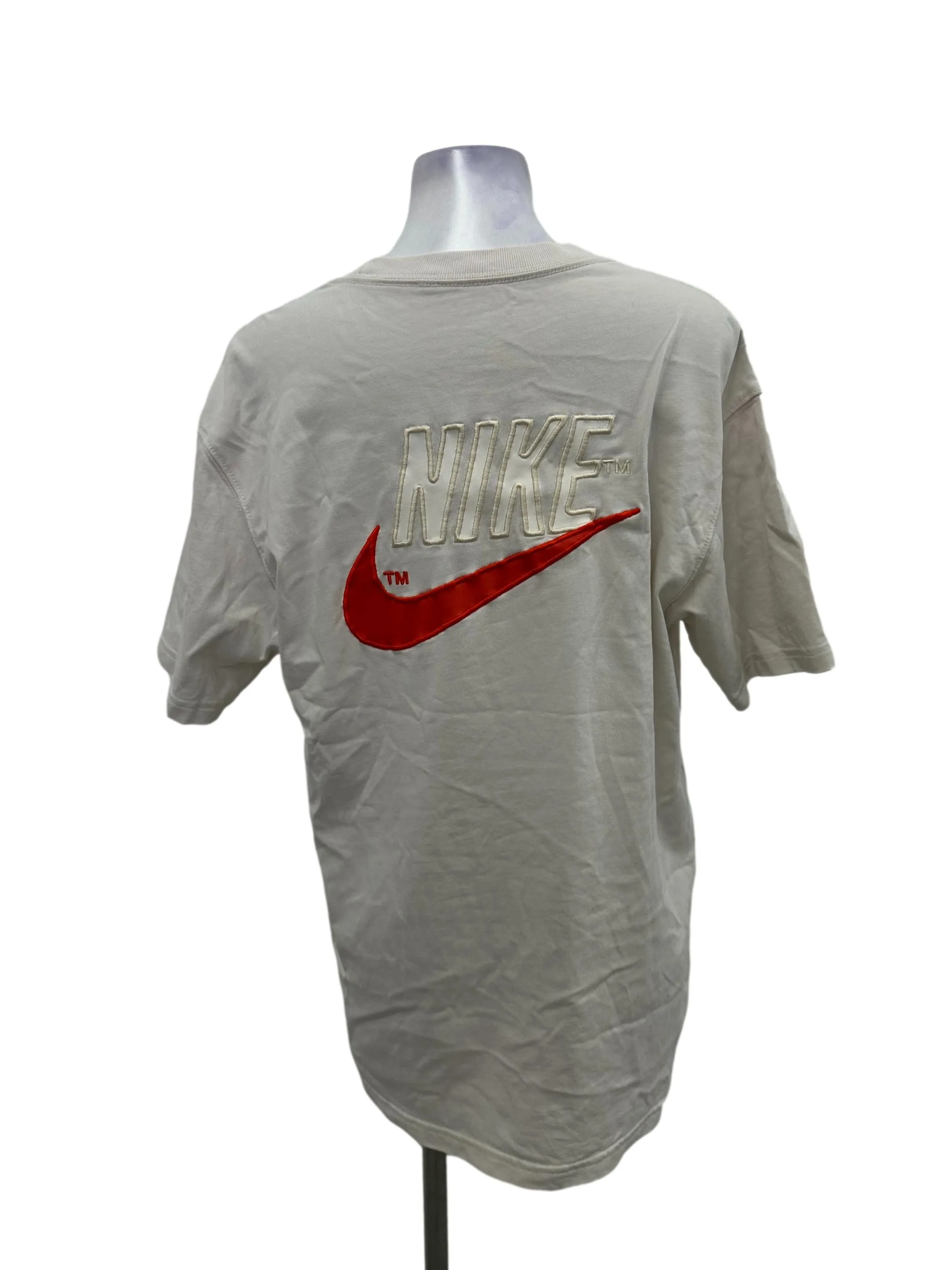 Ivory White Nike Logo Tee