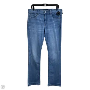 Jeans Boot Cut By Express In Blue Denim, Size: 10