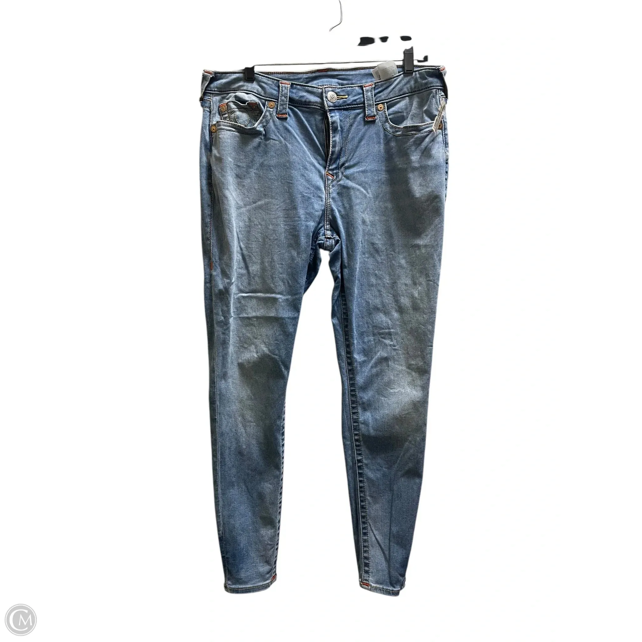 Jeans Straight By True Religion In Blue Denim, Size: 18