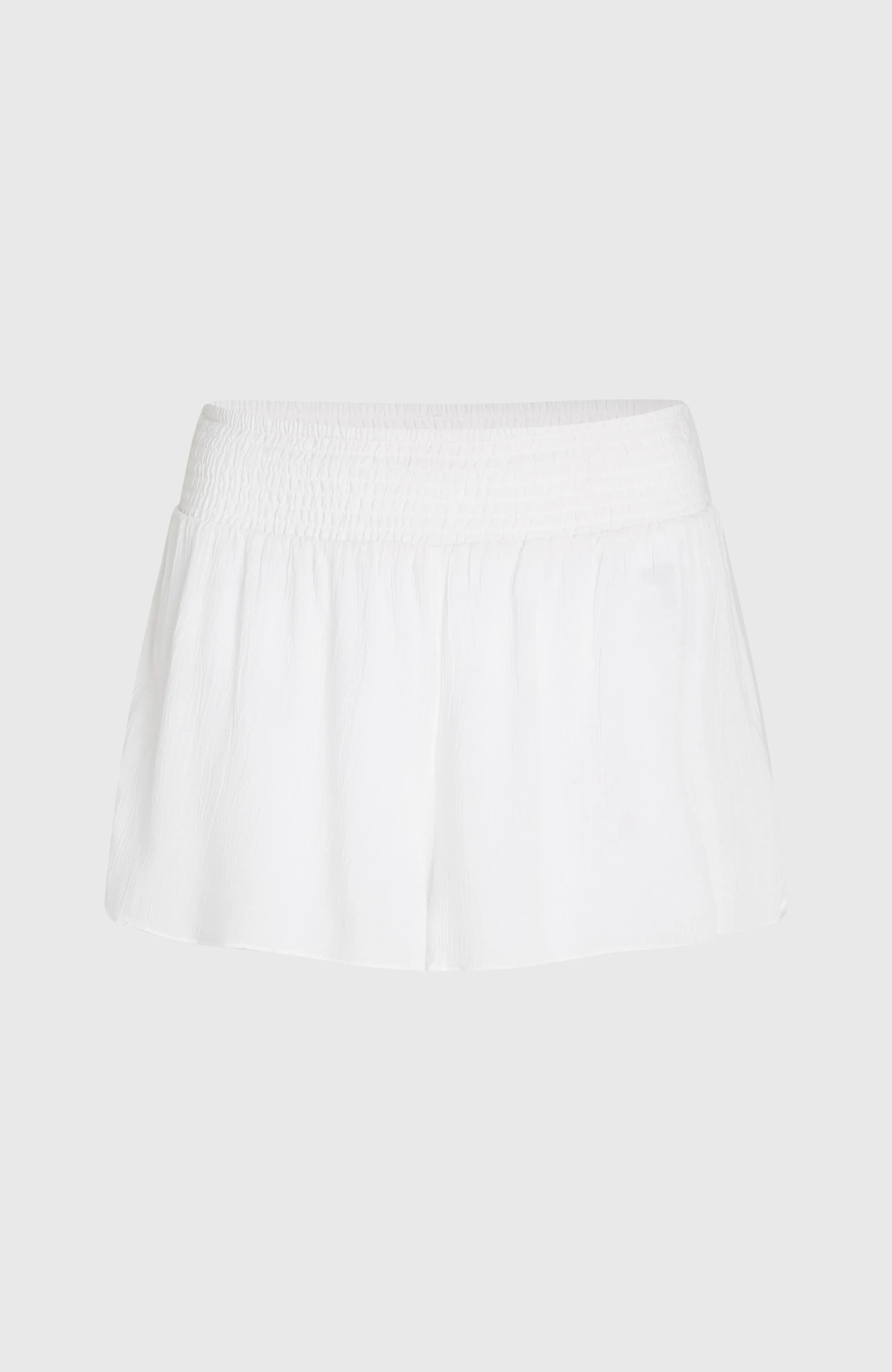 Johnny Smocked Waist Shorts | Snow White