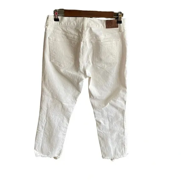 JOHNNY WAS White Straight Jeans Size 25
