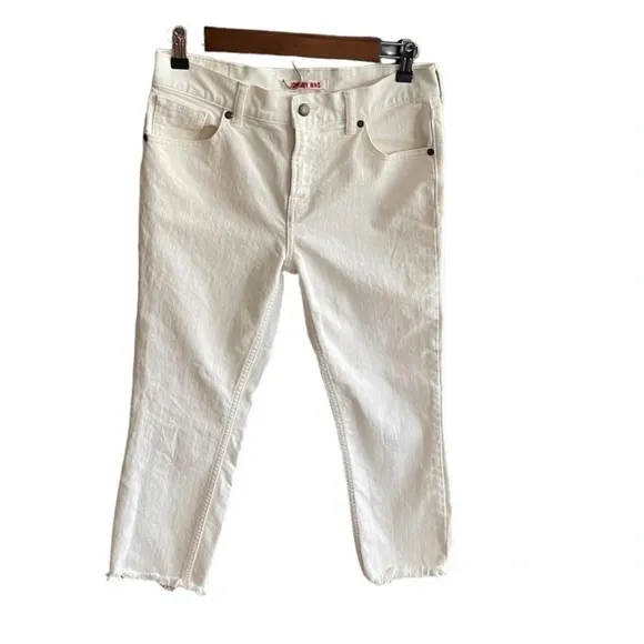 JOHNNY WAS White Straight Jeans Size 25