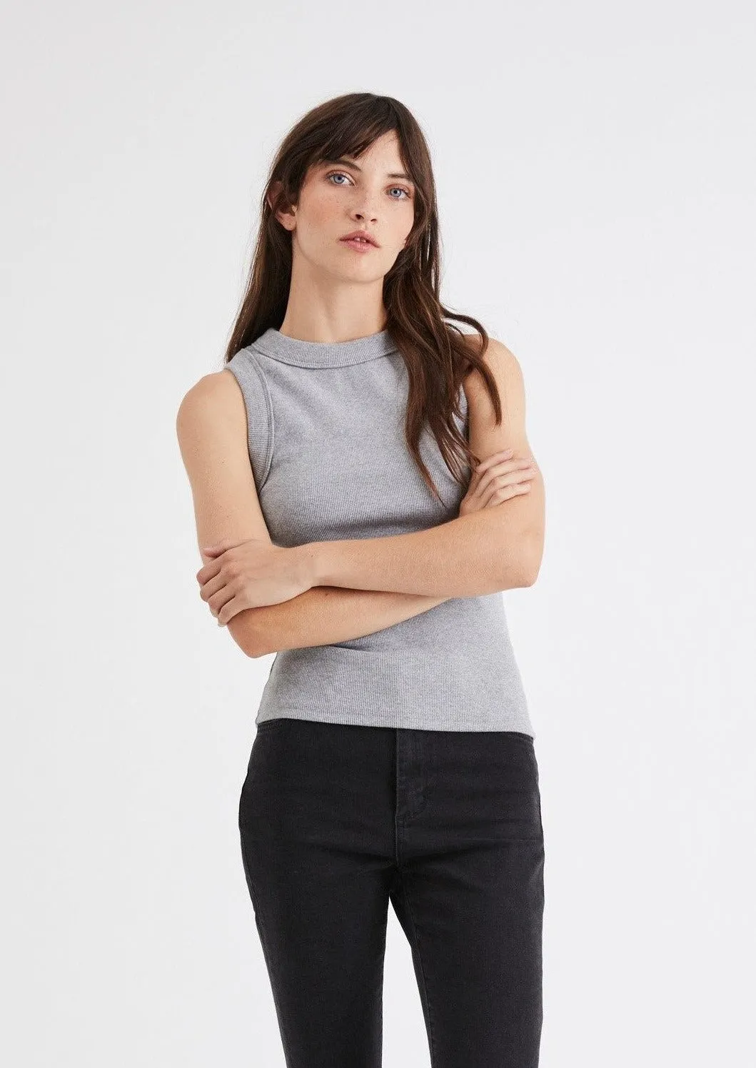 Jonesy Singlet Grey Marle