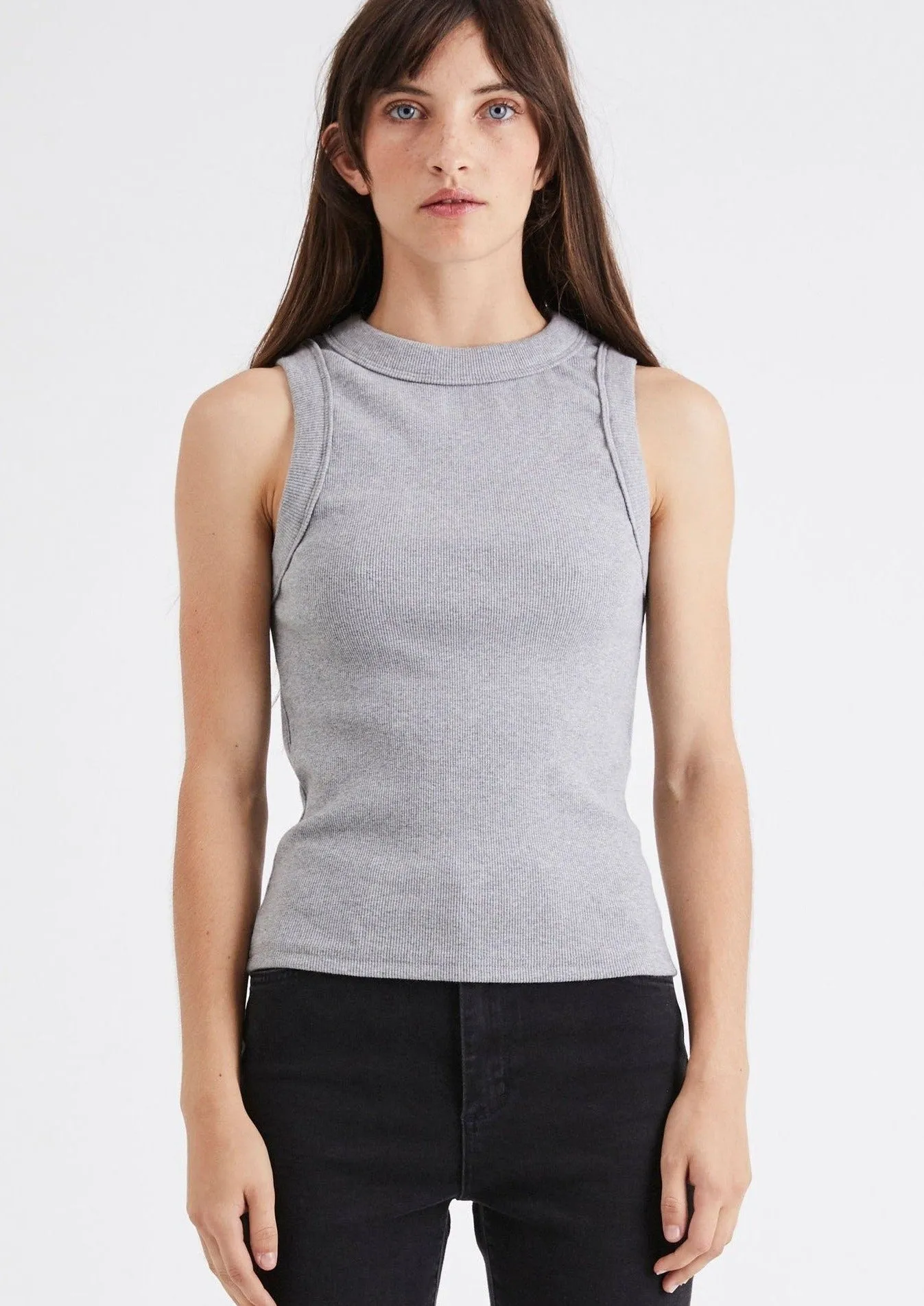 Jonesy Singlet Grey Marle