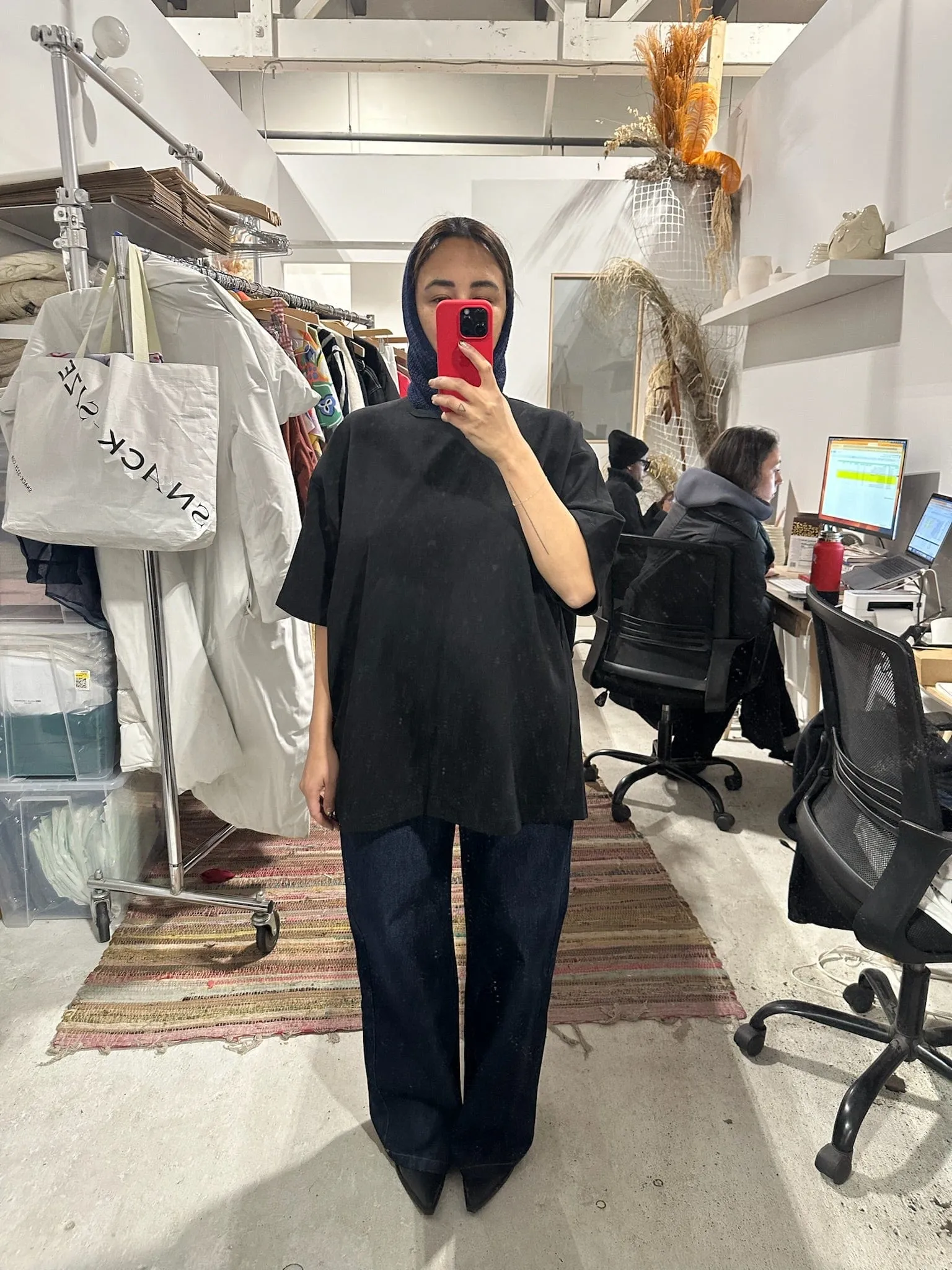 Joshua Shortsleeve Top in Black