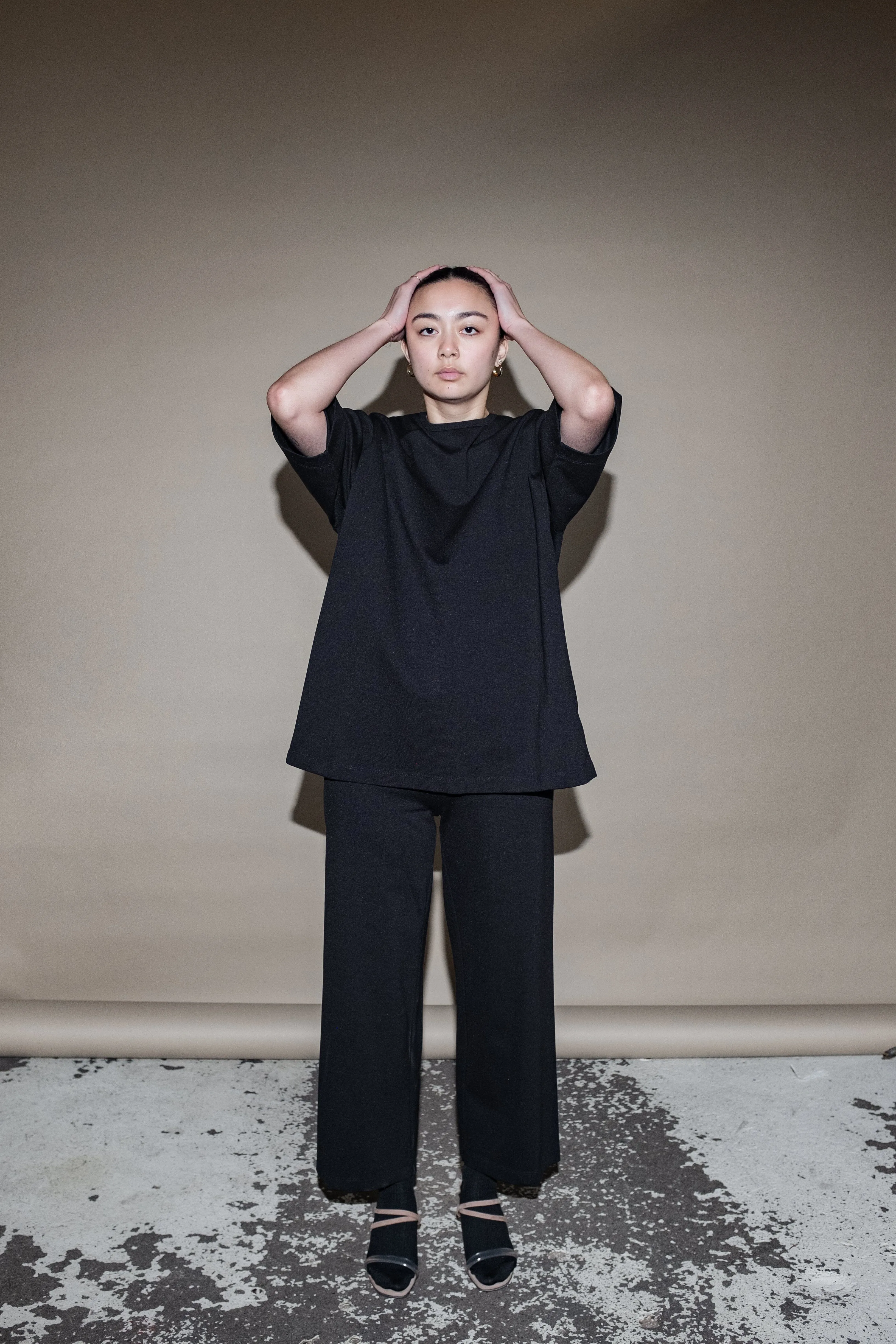 Joshua Shortsleeve Top in Black