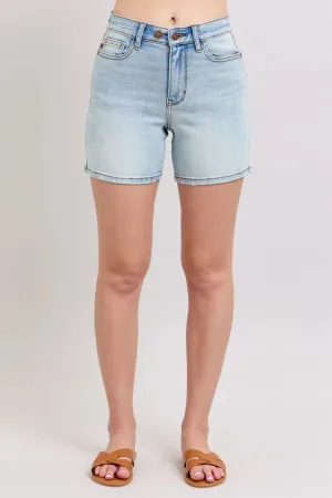 Judy Blue Denim Shorts with Pockets Plus Size