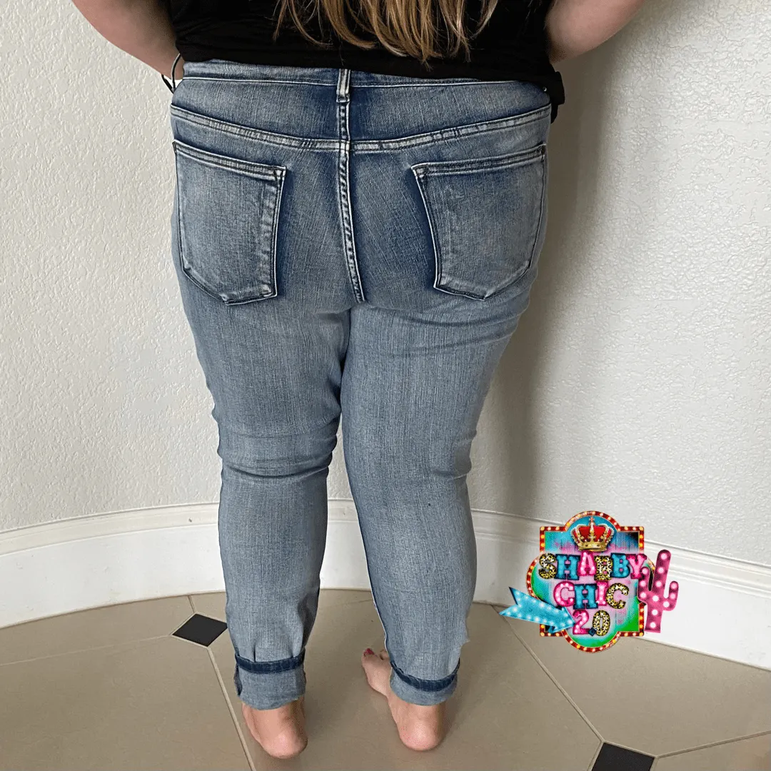 Judy Blue Light Wash Skinny Fit High Waist Jean