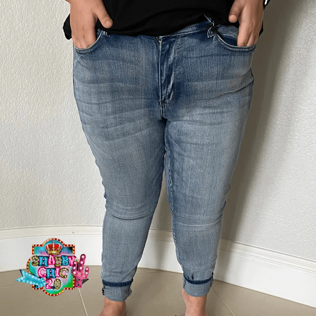 Judy Blue Light Wash Skinny Fit High Waist Jean