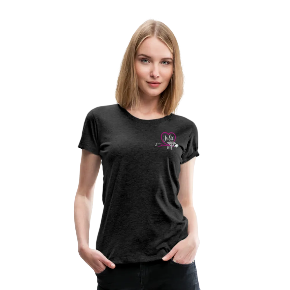 Julie RN ER Nurse Flag Women’s Premium T-Shirt