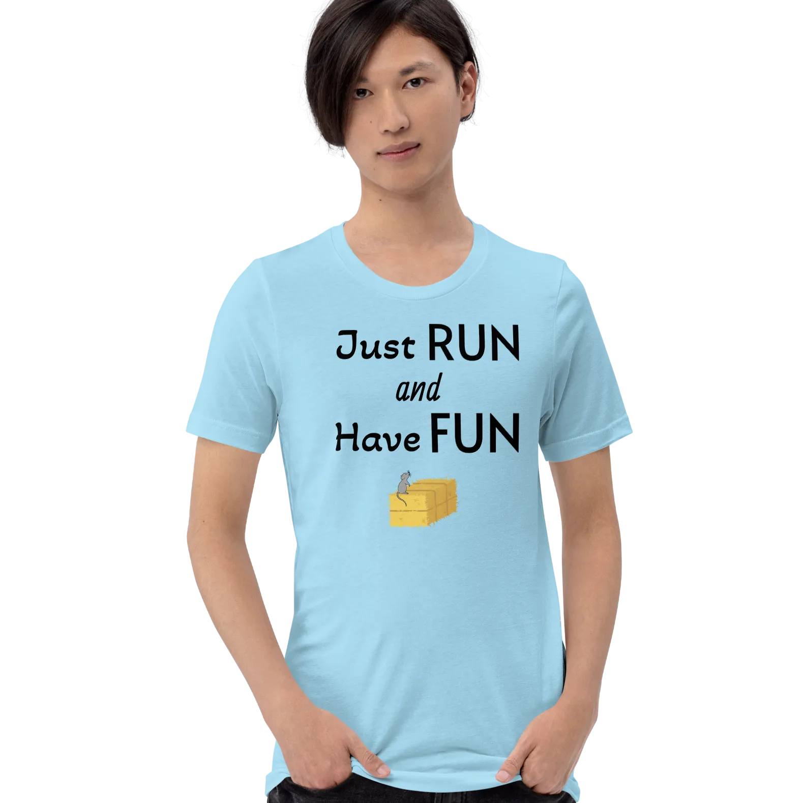 Just Run & Have Fun Barn Hunt T-Shirts - Light
