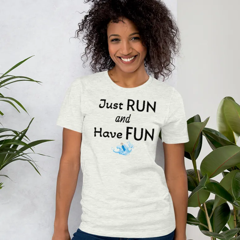 Just Run & Have Fun Dock Diving T-Shirts - Light