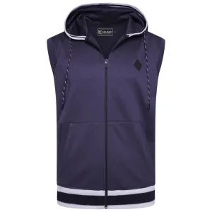 Kam Retro Tracksuit Set Shorts With Gilet For Men in 3 Colours, 2XL-8XL