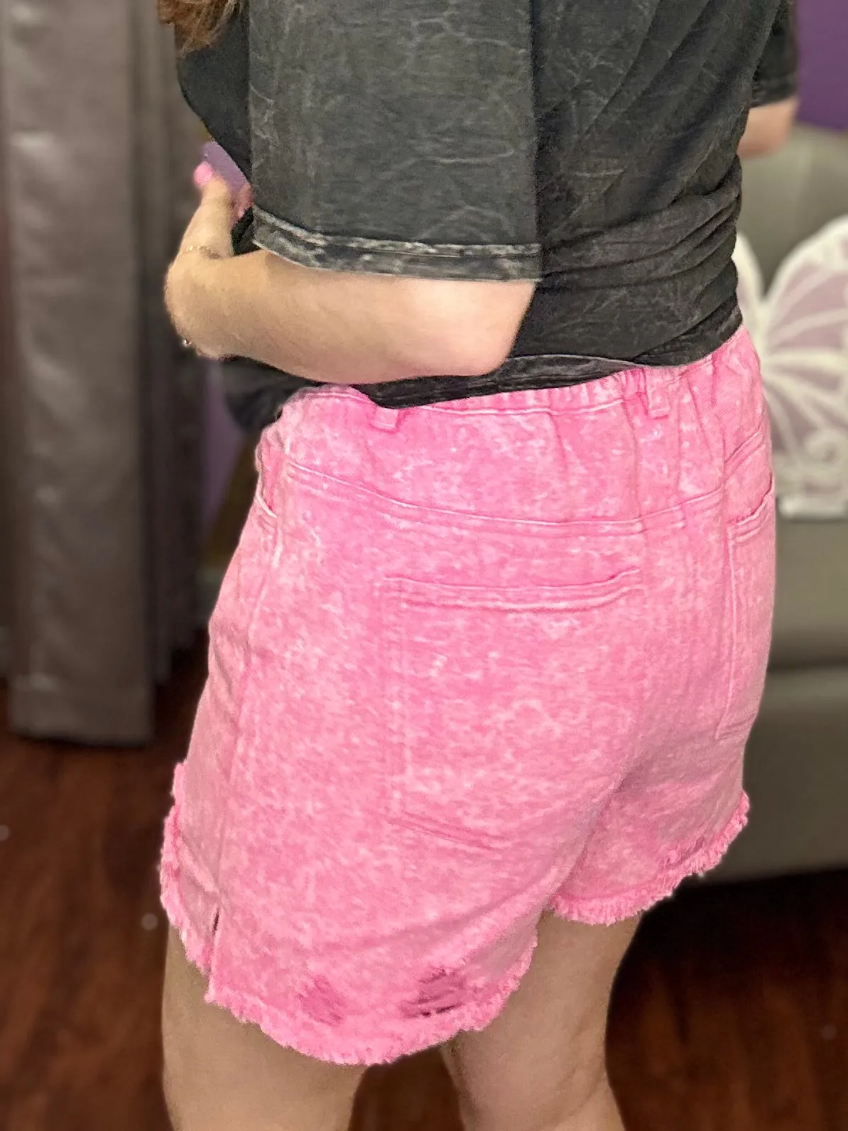 Keep it Real Shorts: Acid Pink