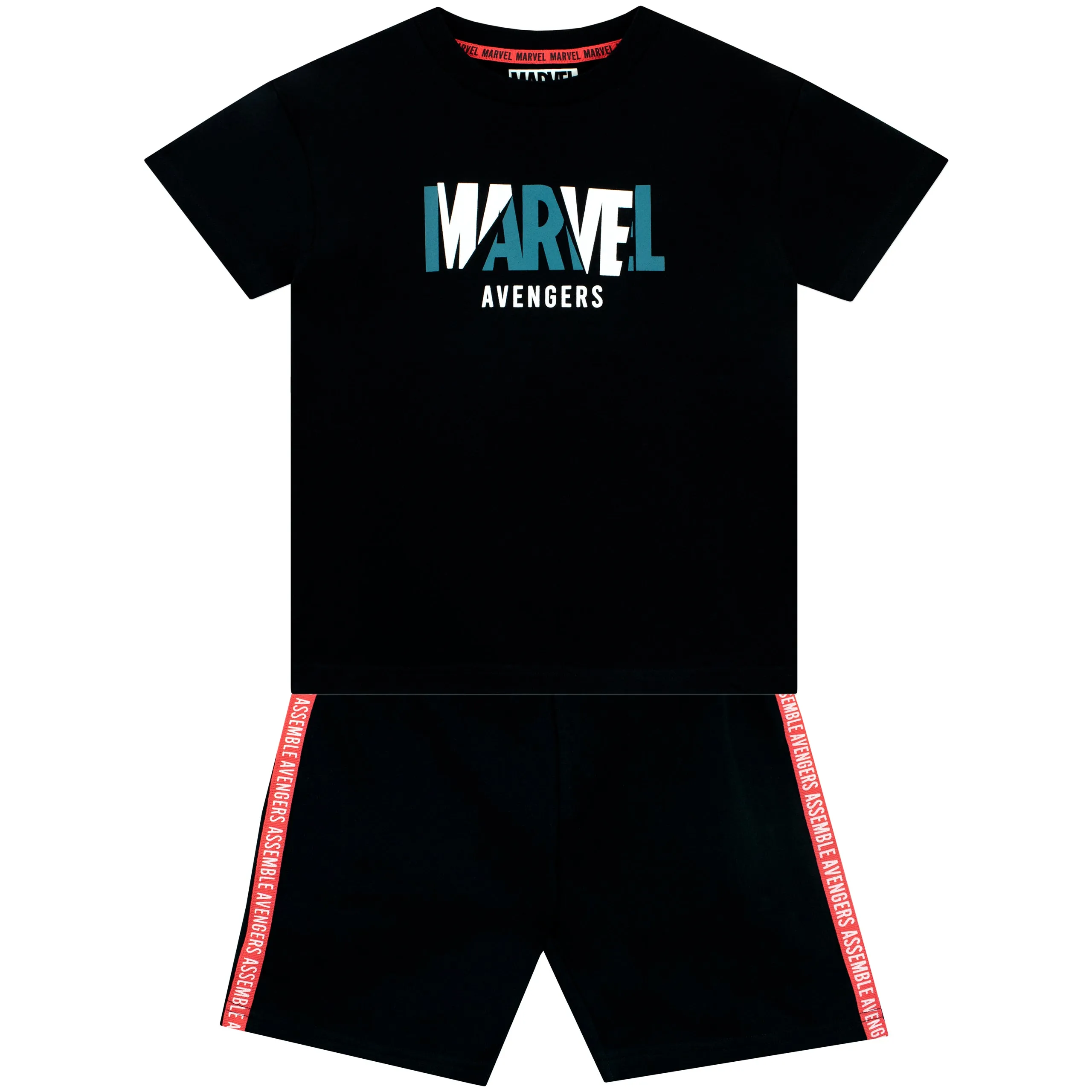Kids Marvel T-Shirt and Shorts Set