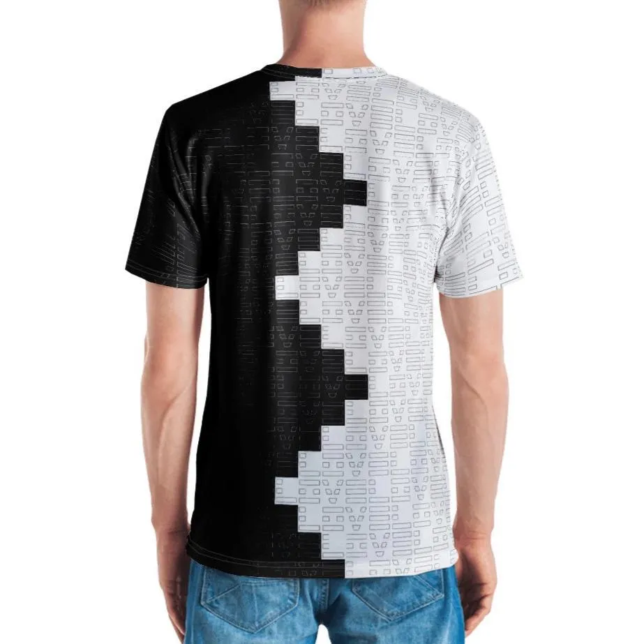 Krug Black and White Love Pattern T-shirt 90ITWC
