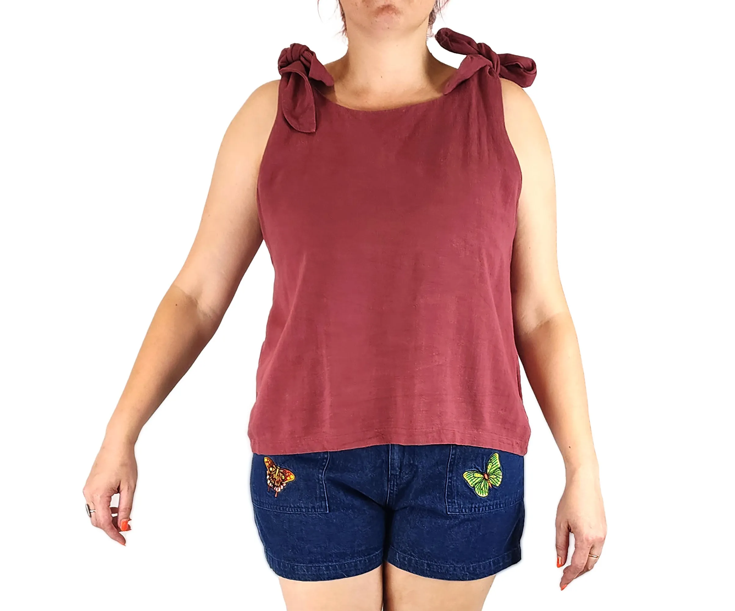 Kuwaii deep pink top size 14