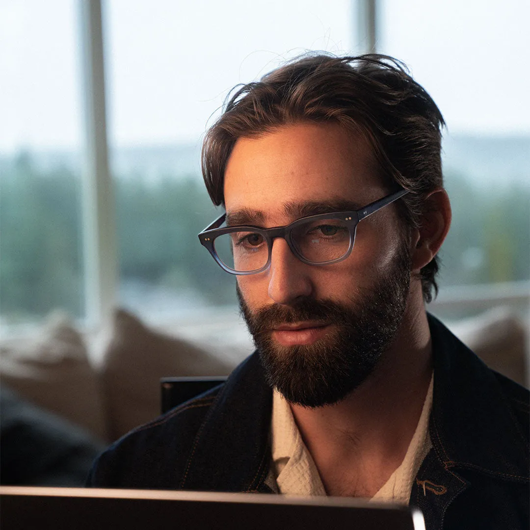 L&F &1 | Extended Vision™ Reading Glasses | Denim Fade