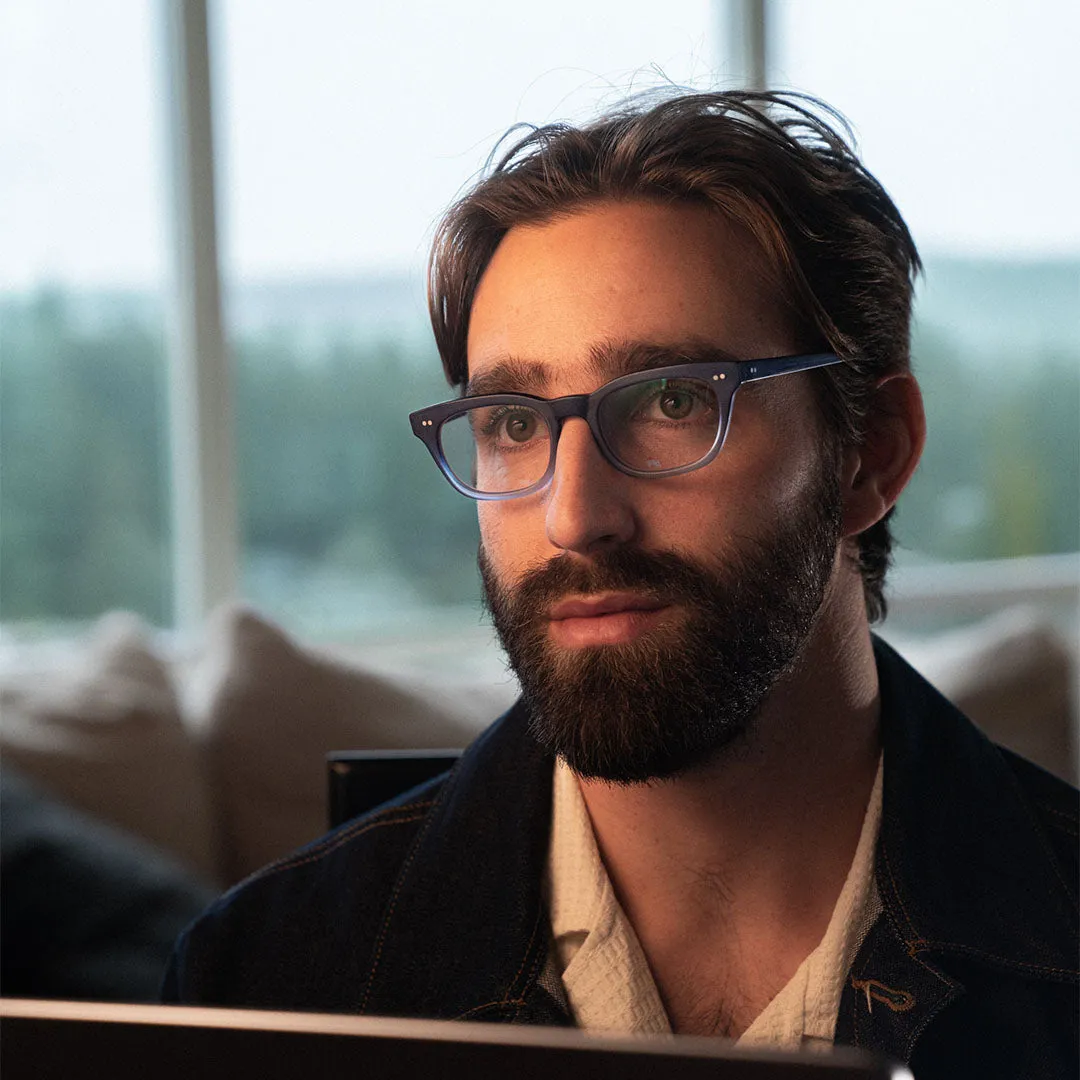 L&F &1 | Extended Vision™ Reading Glasses | Denim Fade