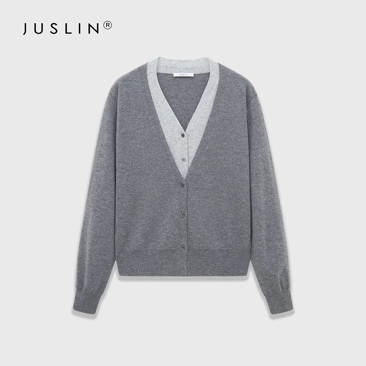 Layered V-Neck Cardigan