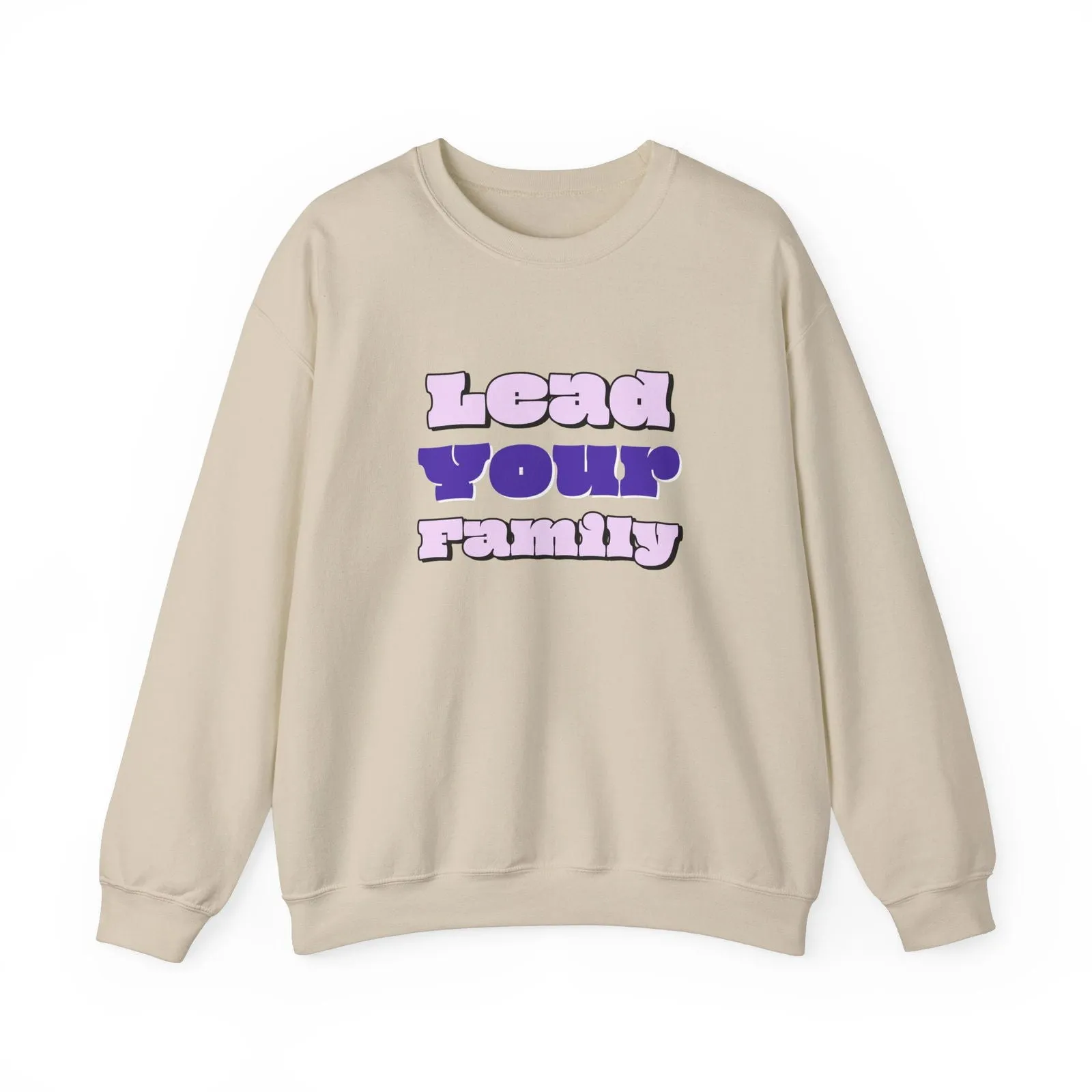 Lead Your Family Dad Edition Unisex Heavy Blend™ Crewneck Sweatshirt