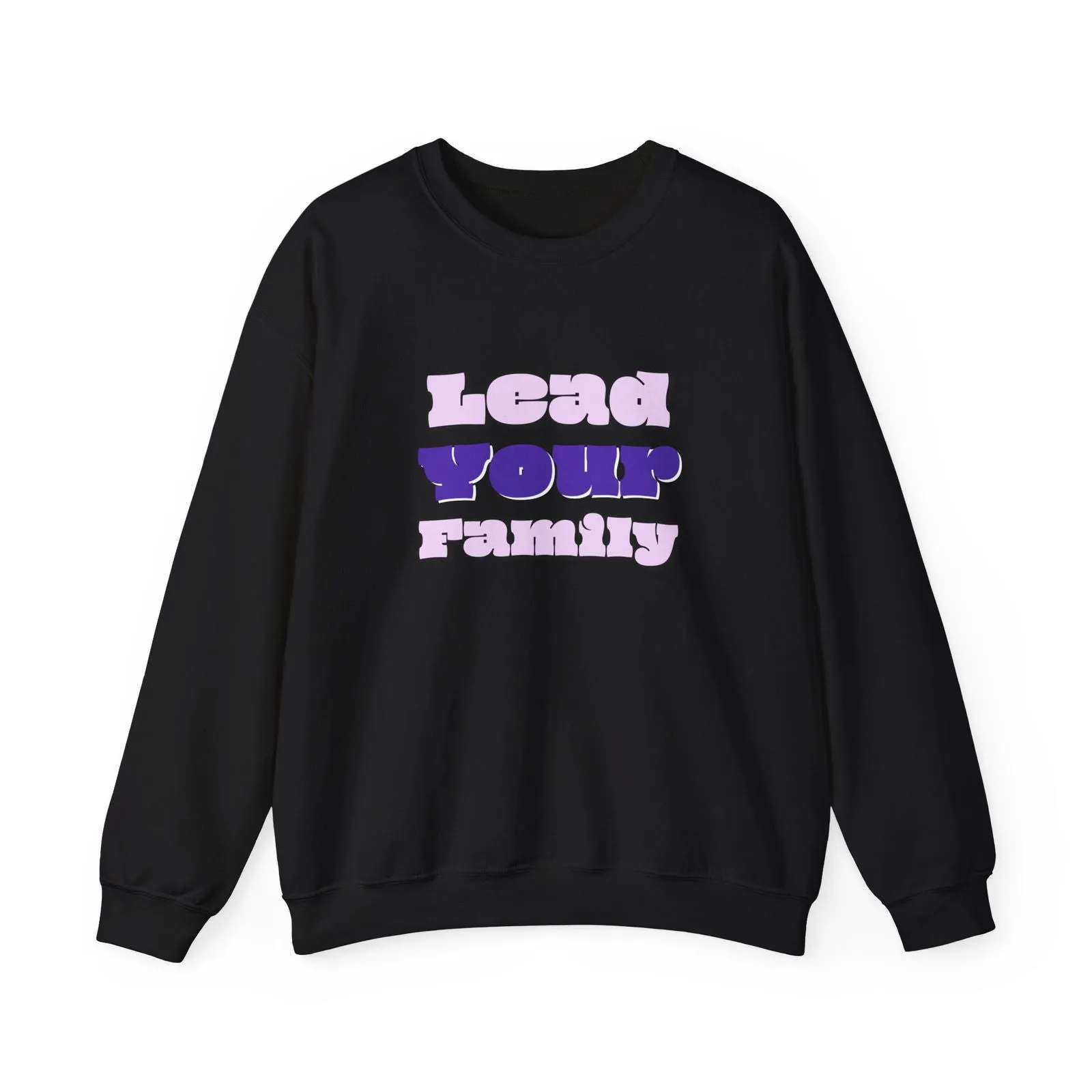 Lead Your Family Dad Edition Unisex Heavy Blend™ Crewneck Sweatshirt