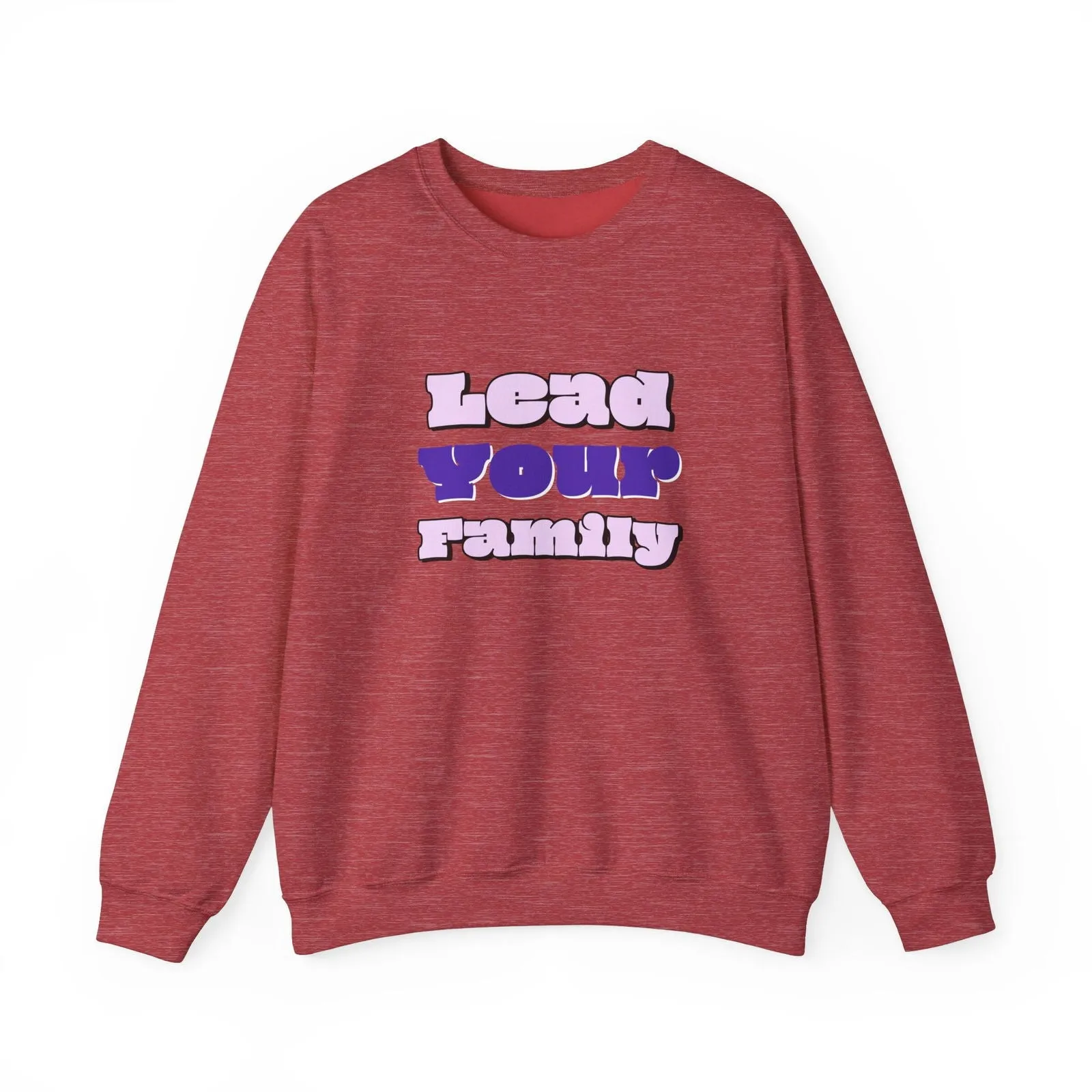 Lead Your Family Dad Edition Unisex Heavy Blend™ Crewneck Sweatshirt