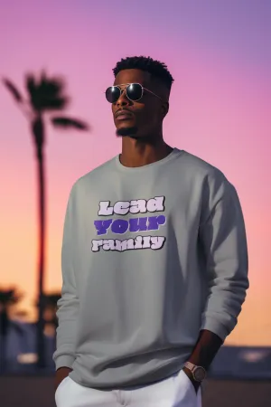 Lead Your Family Dad Edition Unisex Heavy Blend™ Crewneck Sweatshirt