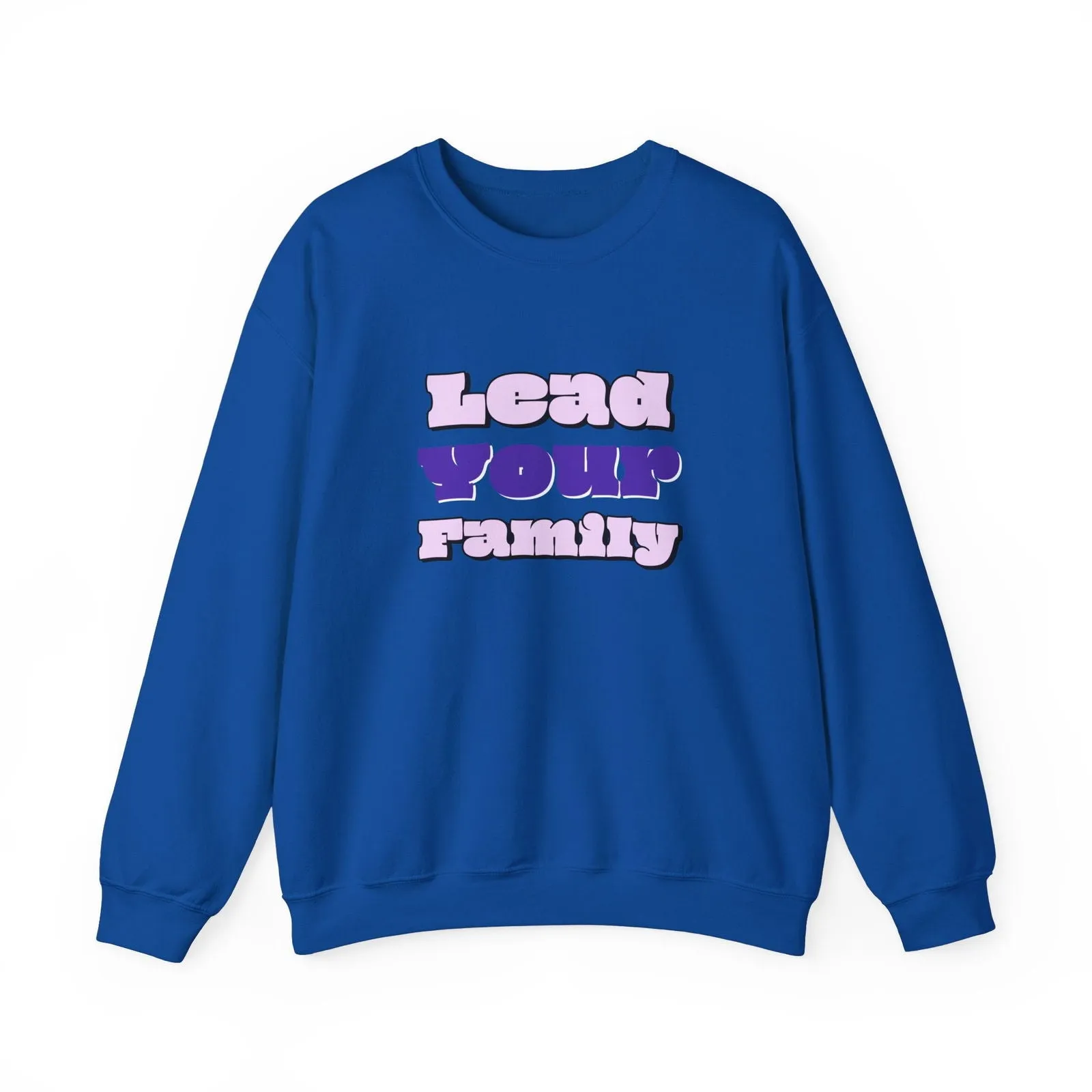 Lead Your Family Dad Edition Unisex Heavy Blend™ Crewneck Sweatshirt