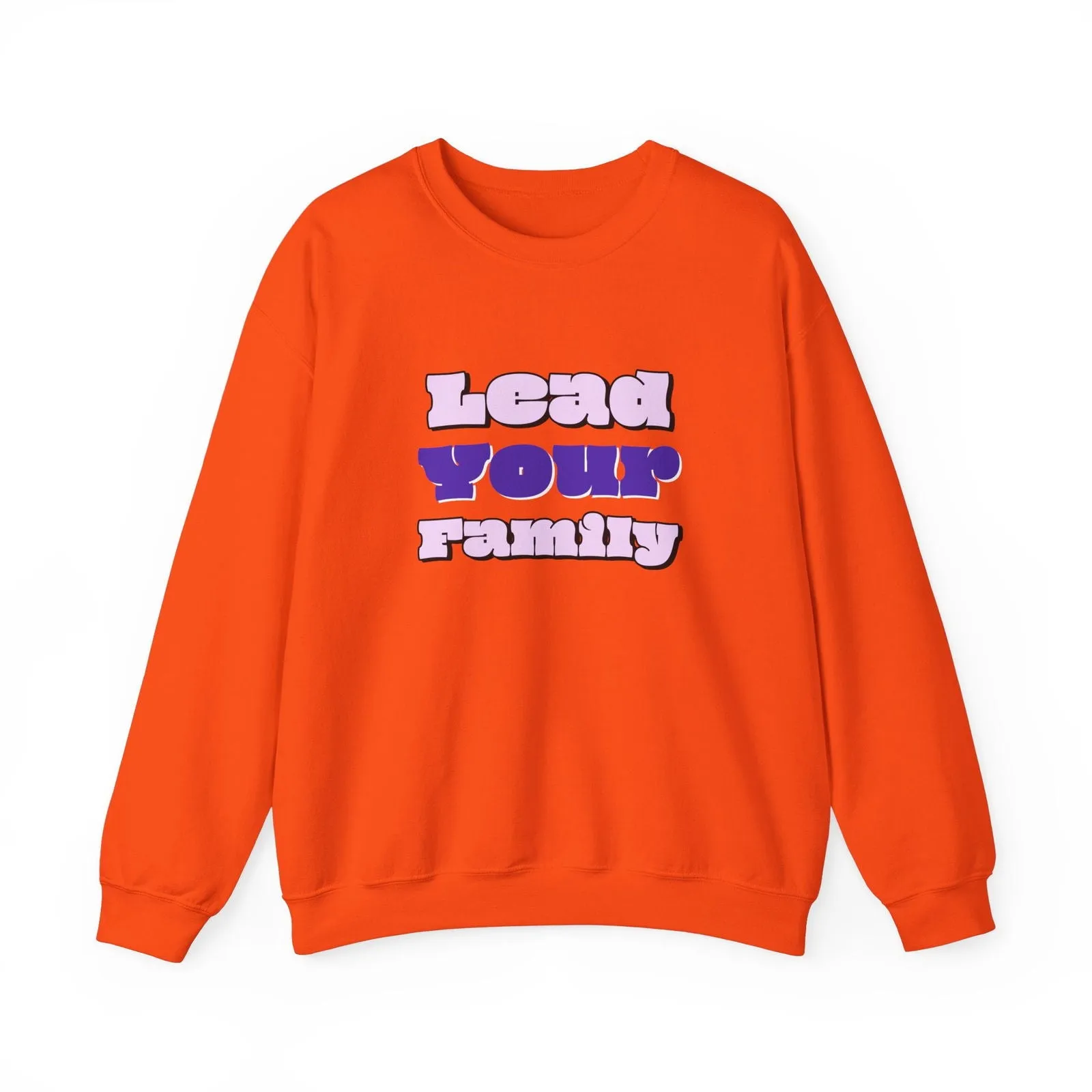 Lead Your Family Dad Edition Unisex Heavy Blend™ Crewneck Sweatshirt