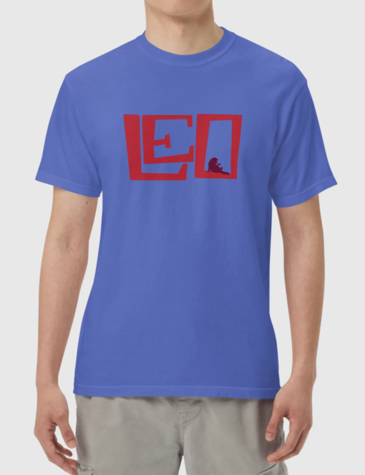 Leo Unisex Logo T-Shirt [Blue]