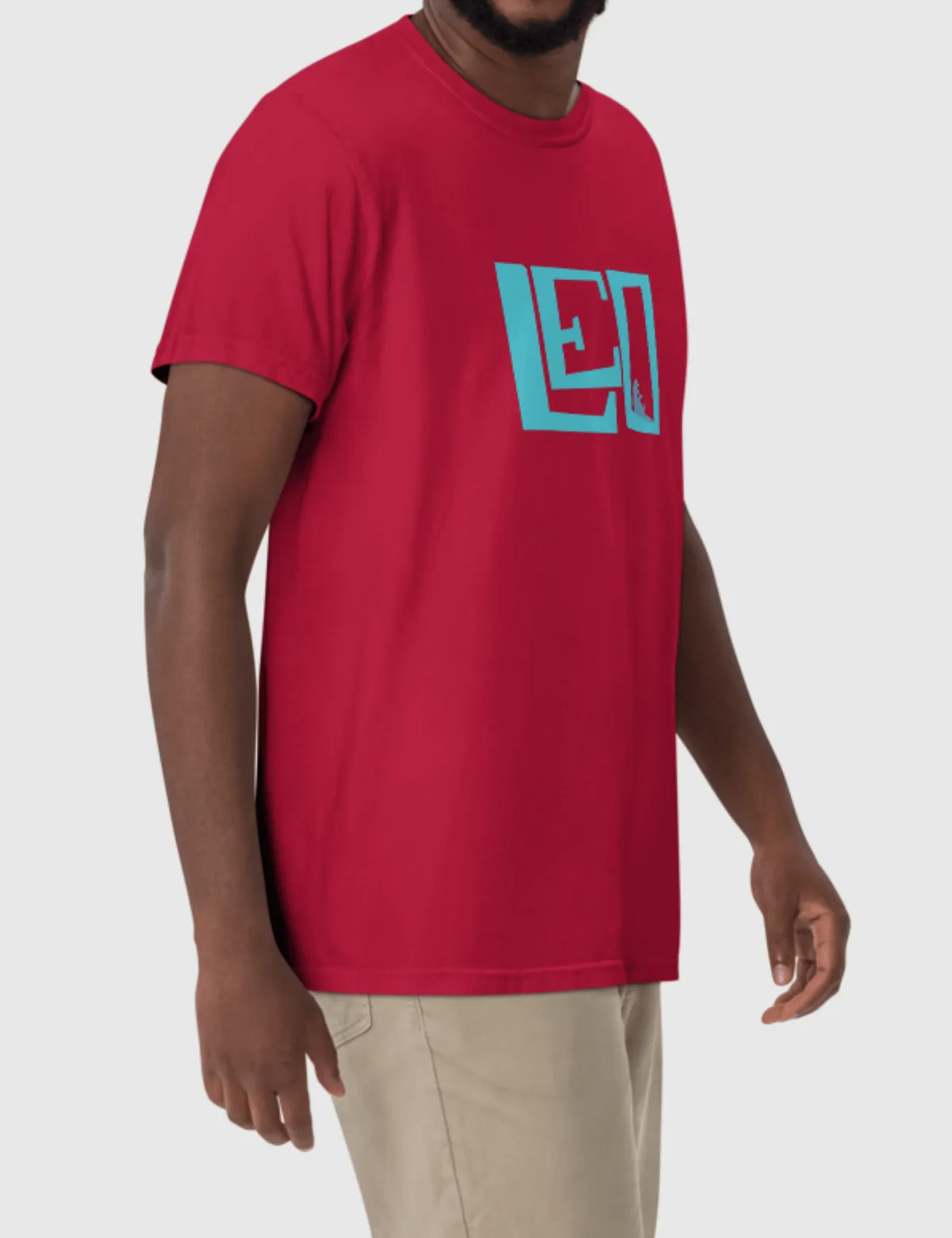 Leo Unisex Logo T-Shirt [Red]
