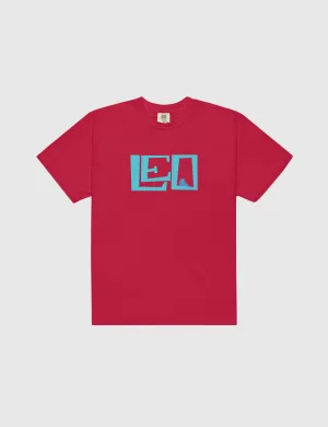 Leo Unisex Logo T-Shirt [Red]