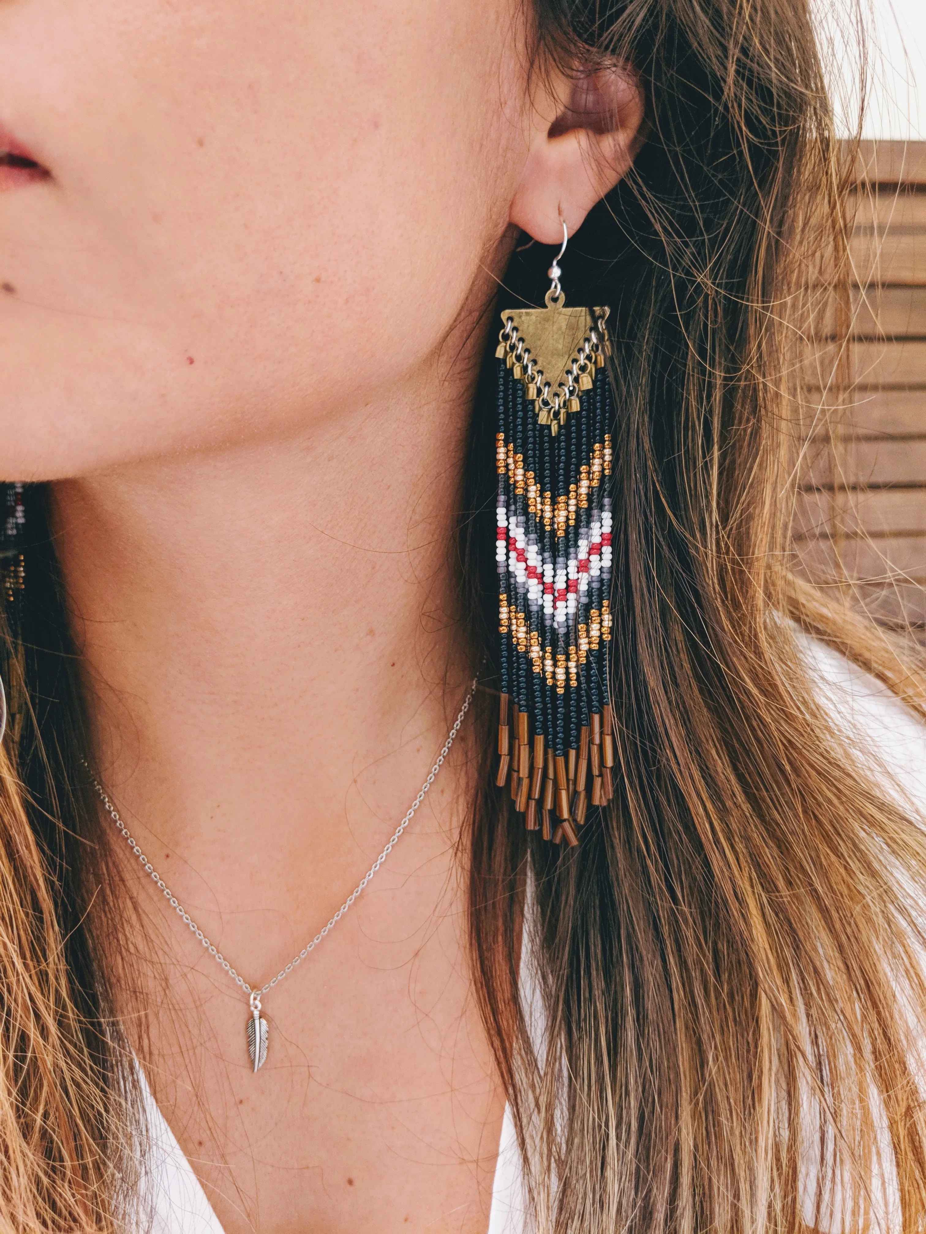 Leona Native American Style Earrings