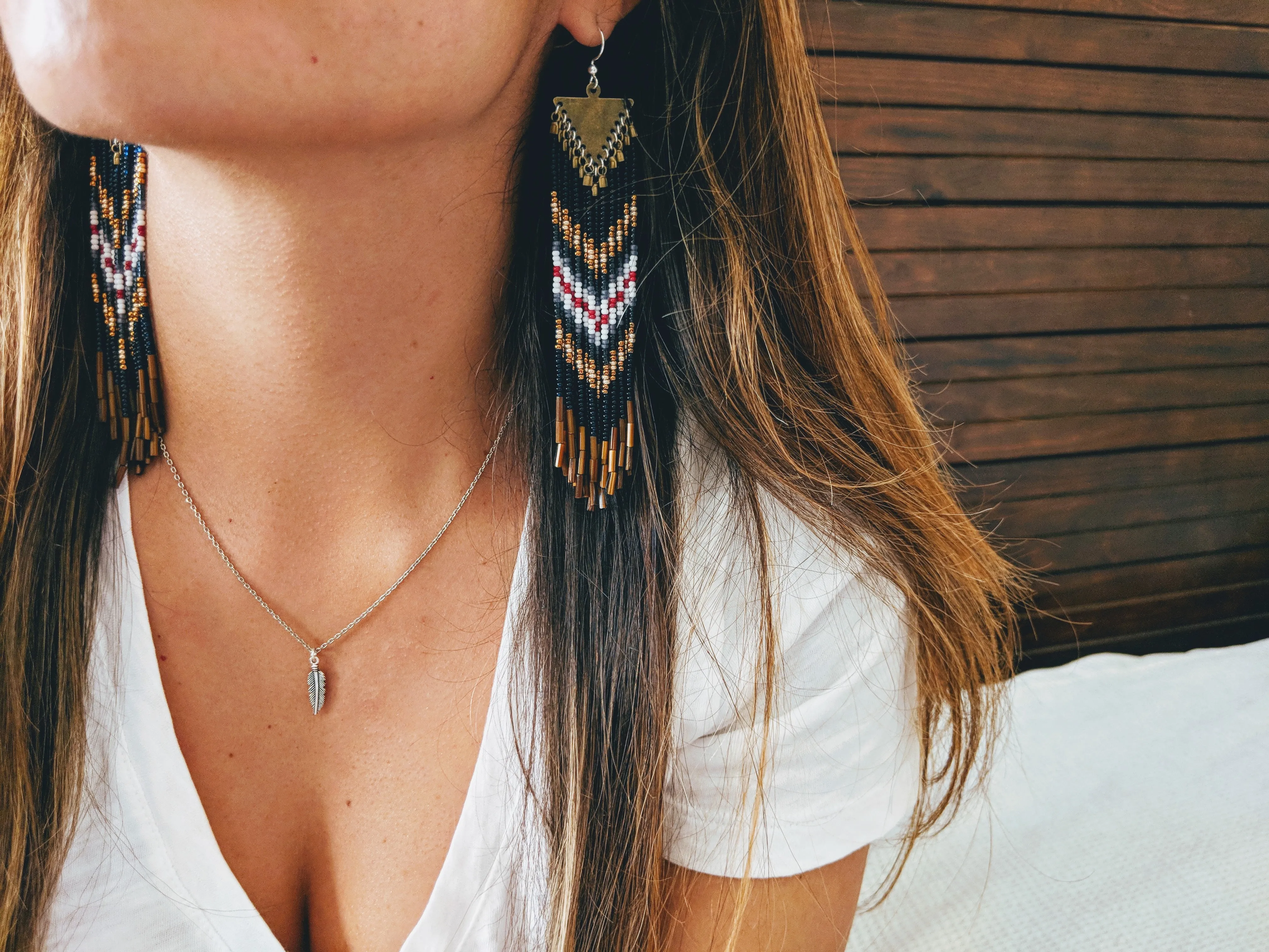 Leona Native American Style Earrings