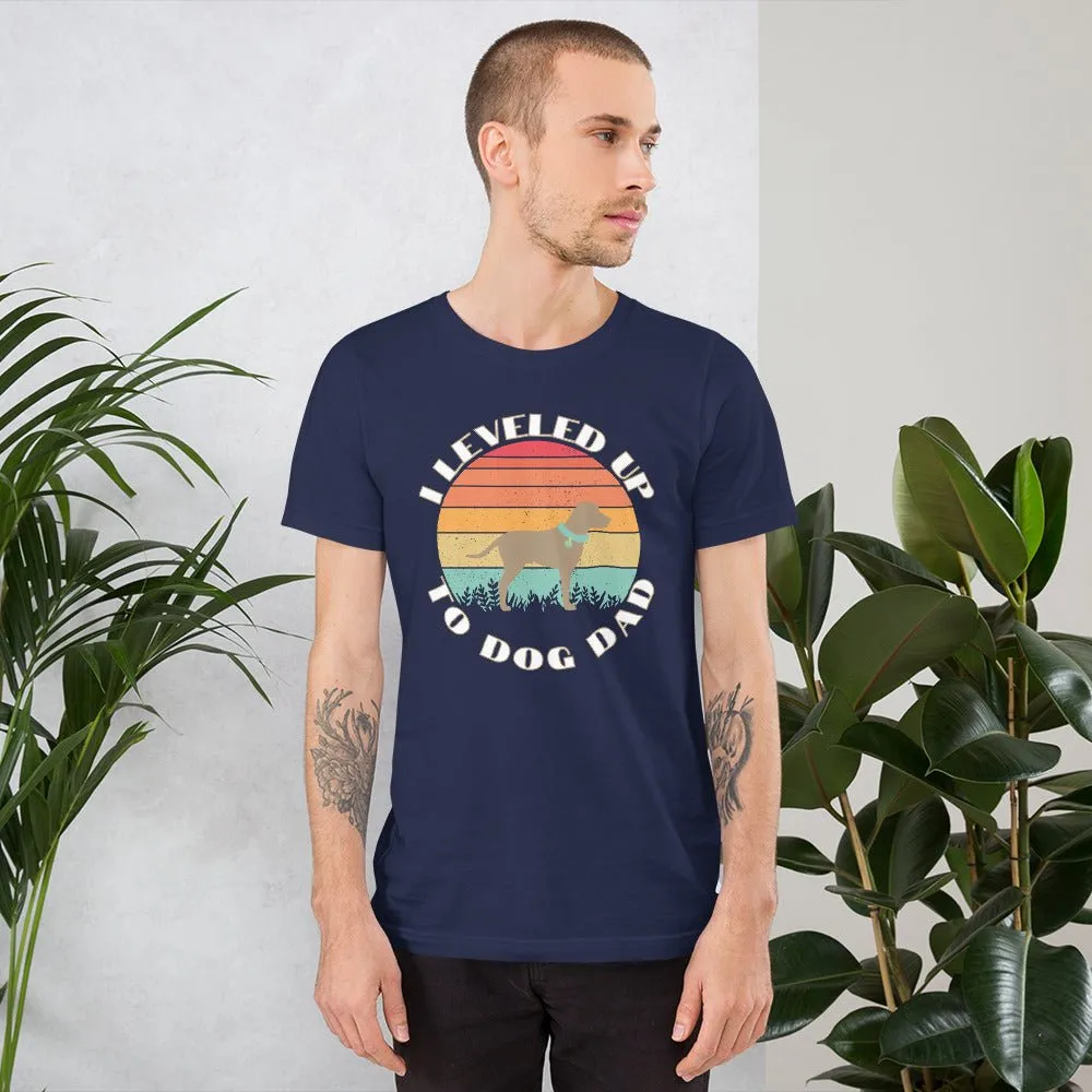 Leveled Up Dog Dad T-Shirt