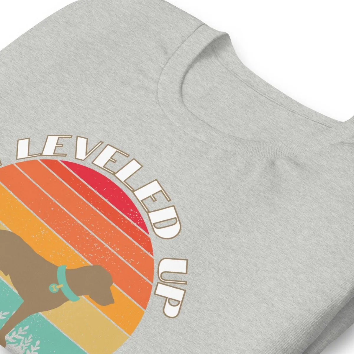 Leveled Up Dog Dad T-Shirt