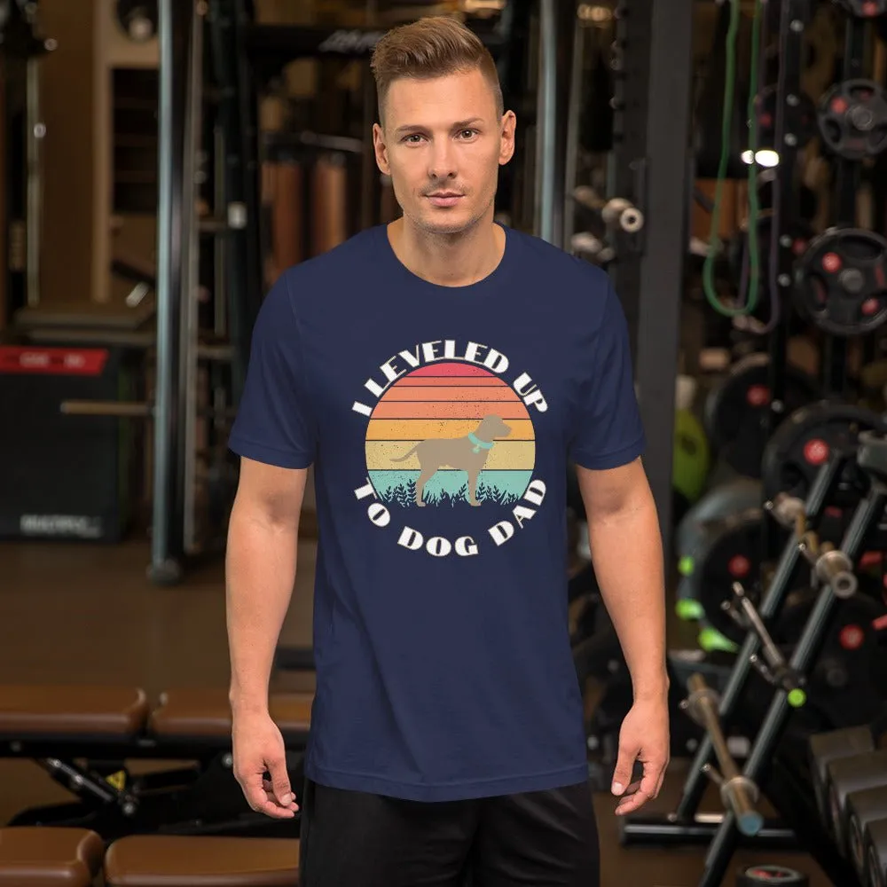 Leveled Up Dog Dad T-Shirt