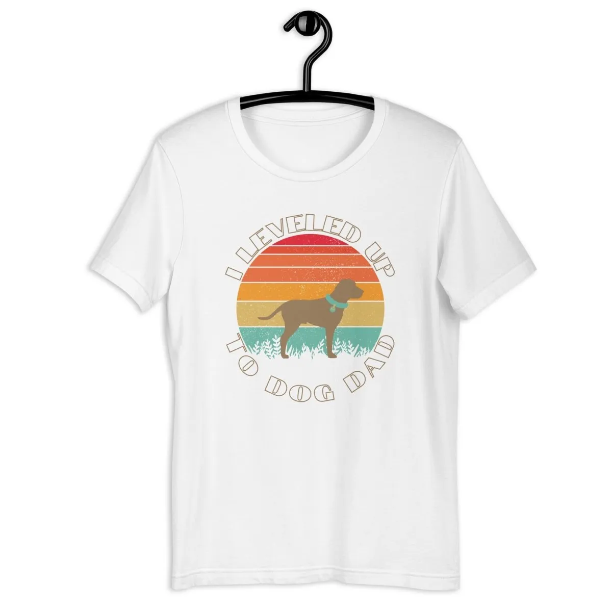 Leveled Up Dog Dad T-Shirt
