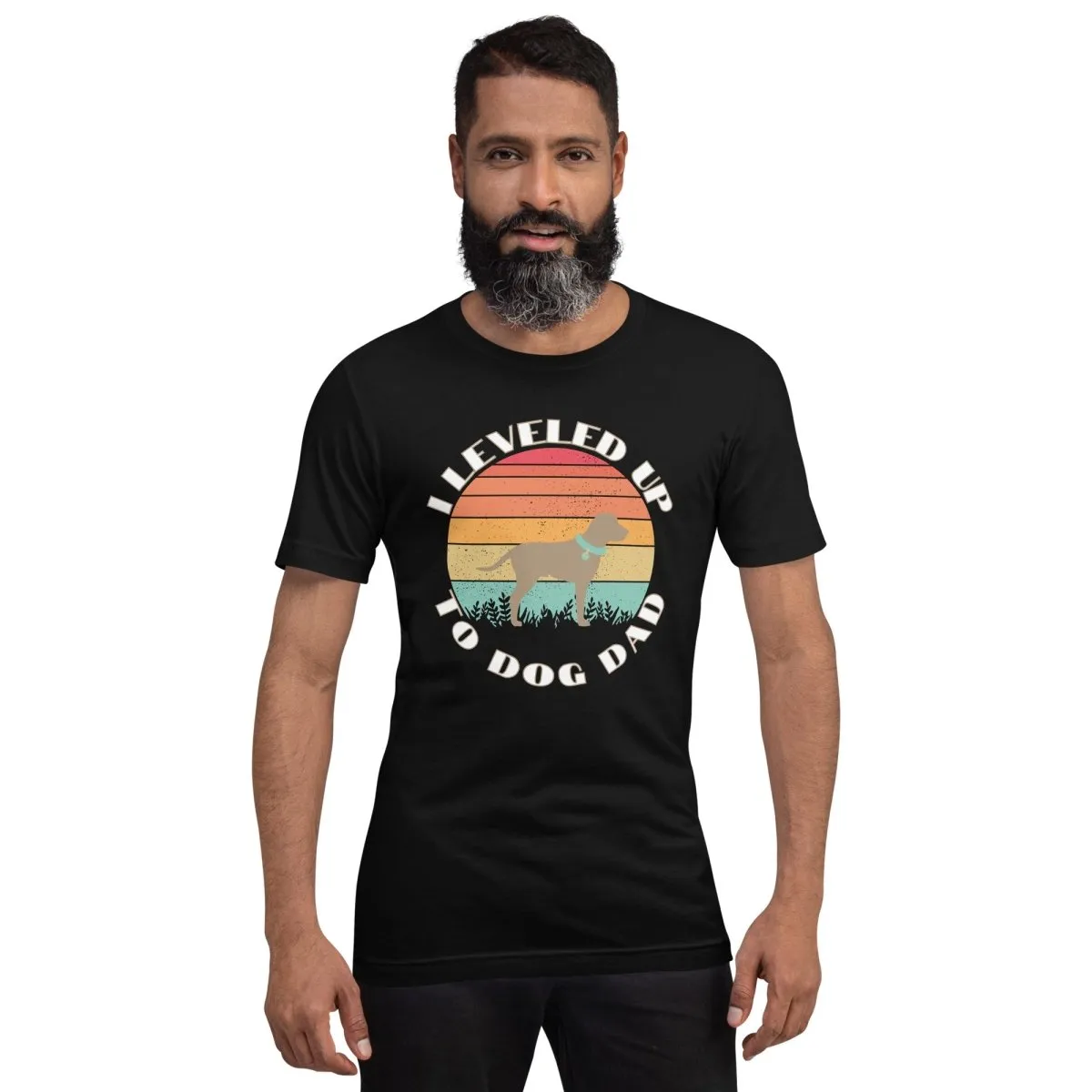 Leveled Up Dog Dad T-Shirt