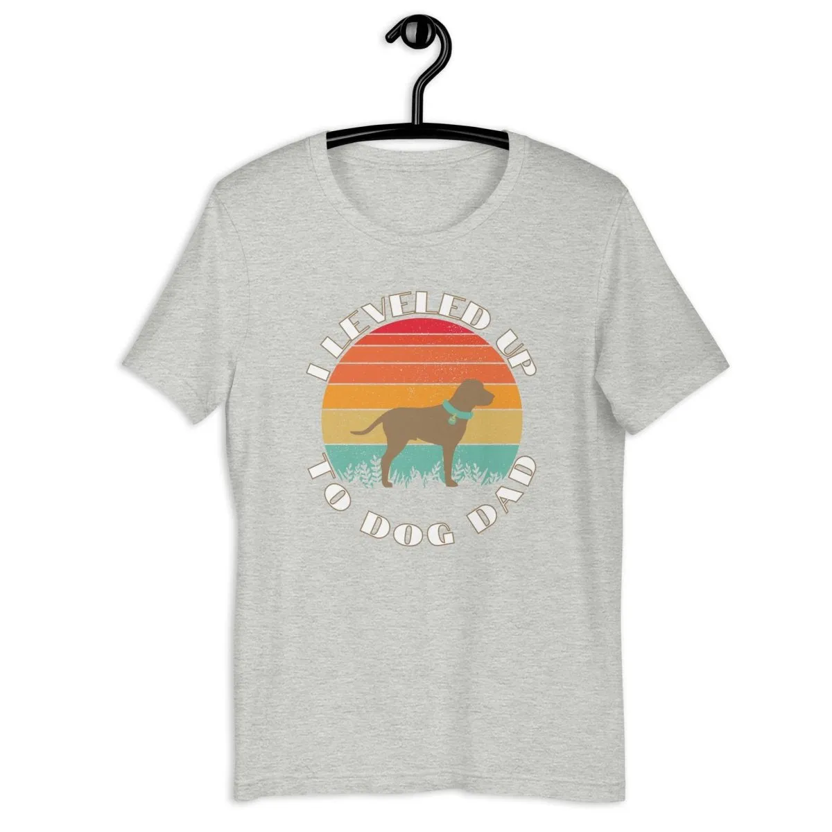 Leveled Up Dog Dad T-Shirt