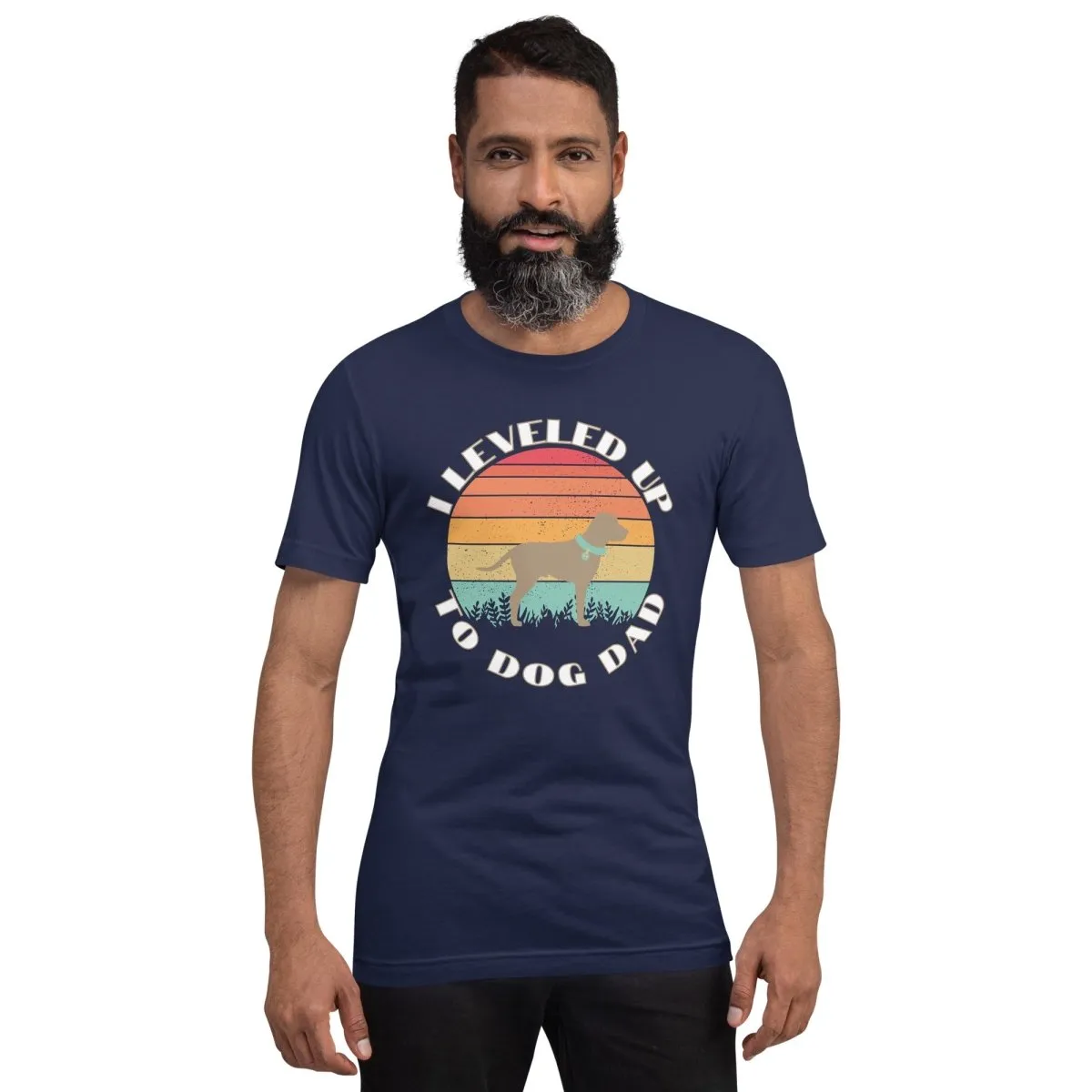 Leveled Up Dog Dad T-Shirt