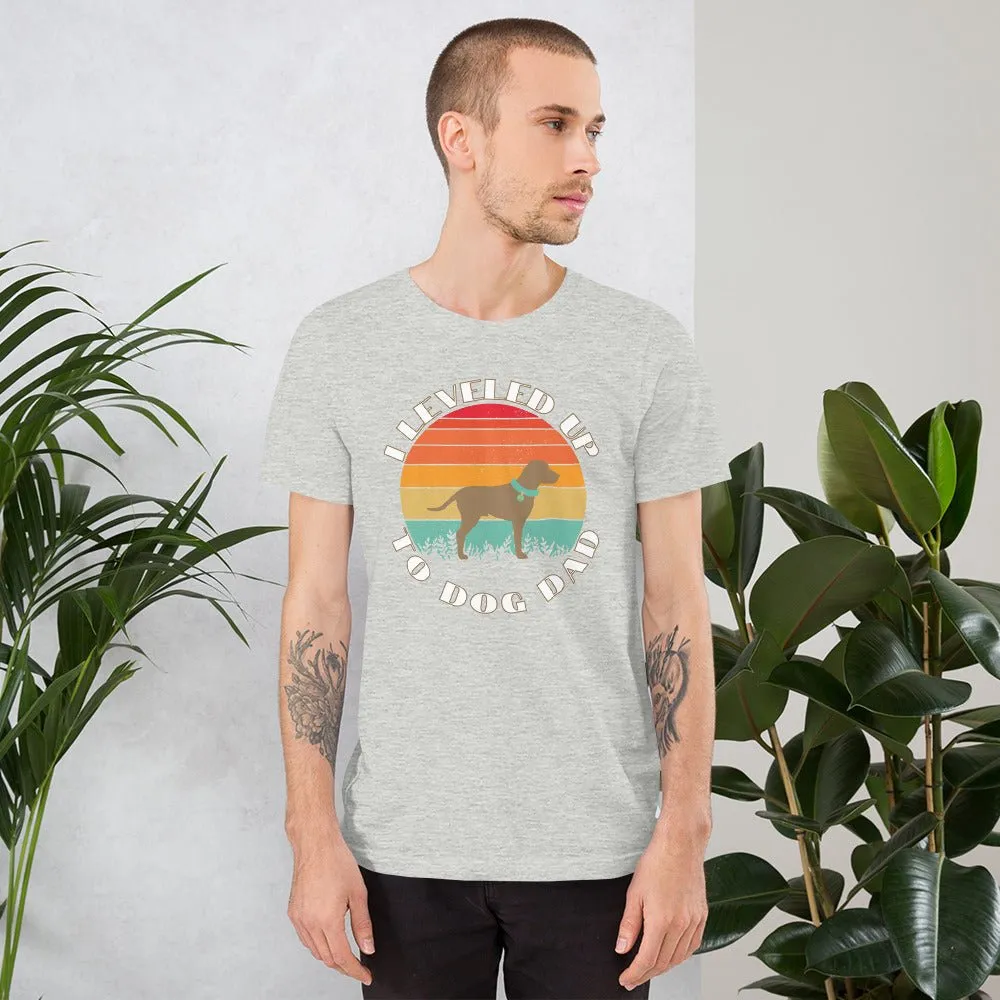 Leveled Up Dog Dad T-Shirt