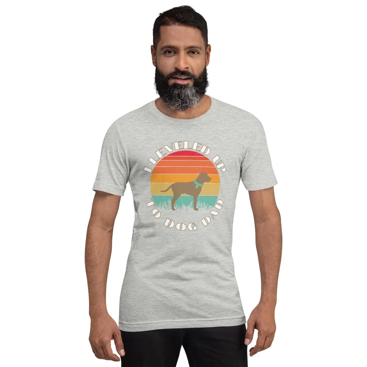 Leveled Up Dog Dad T-Shirt